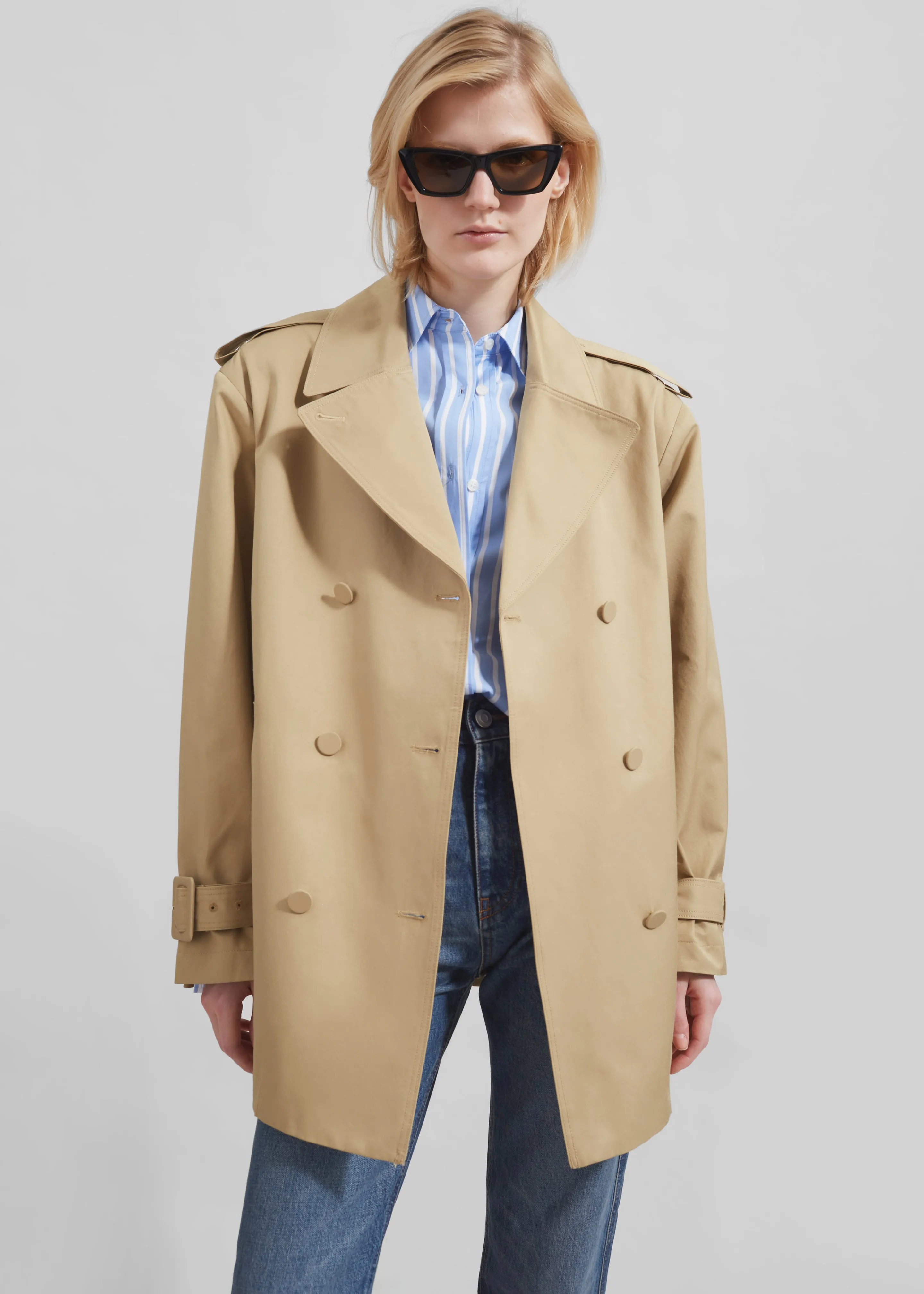 Raleigh Trench Coat - Beige sold by Frankie Shop product image thumbnail 2