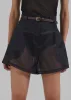Lise Sheer Shorts - Black sold by Frankie Shop