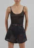 Lise Sheer Shorts - Black sold by Frankie Shop