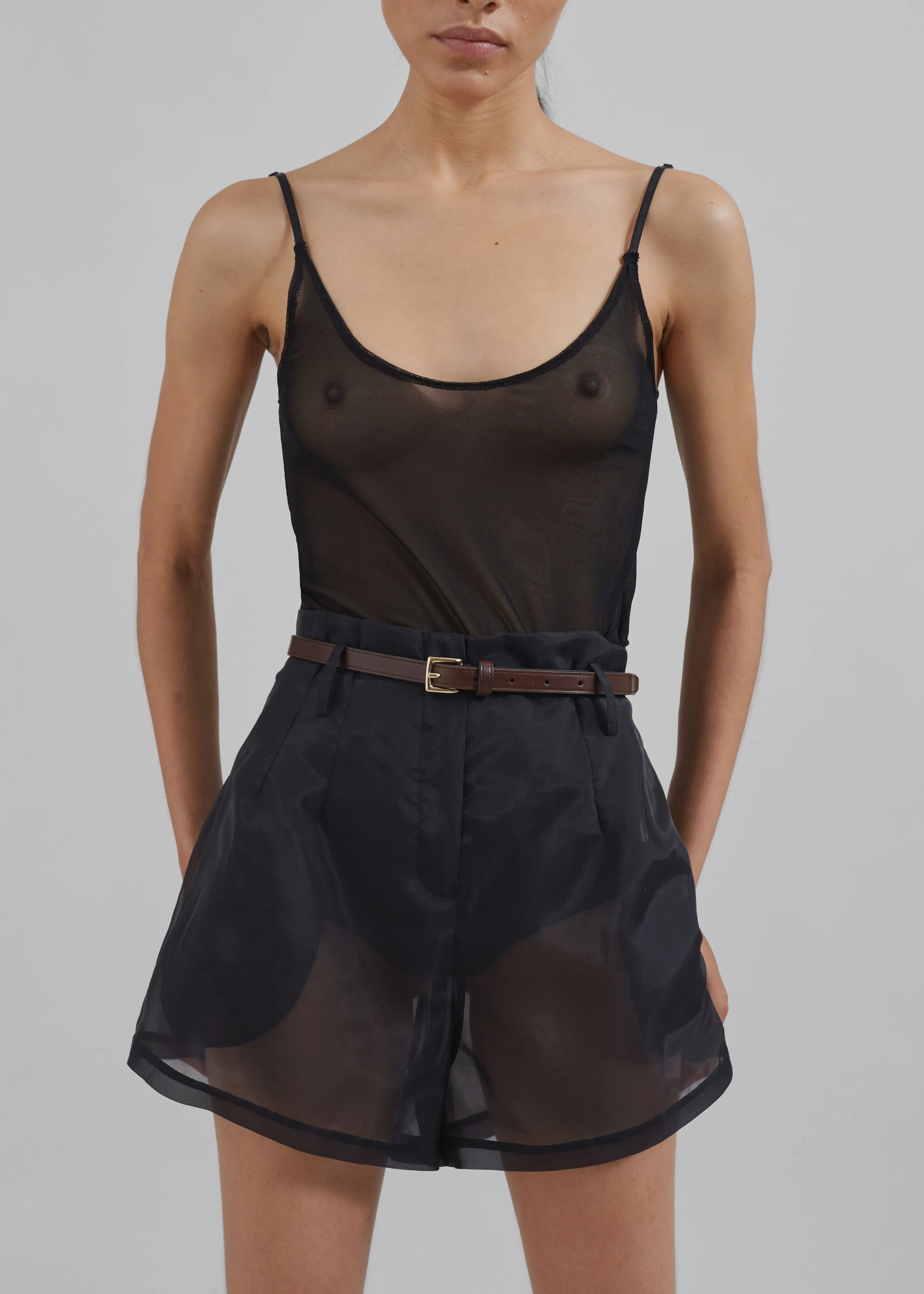 Lise Sheer Shorts - Black sold by Frankie Shop product image thumbnail 2