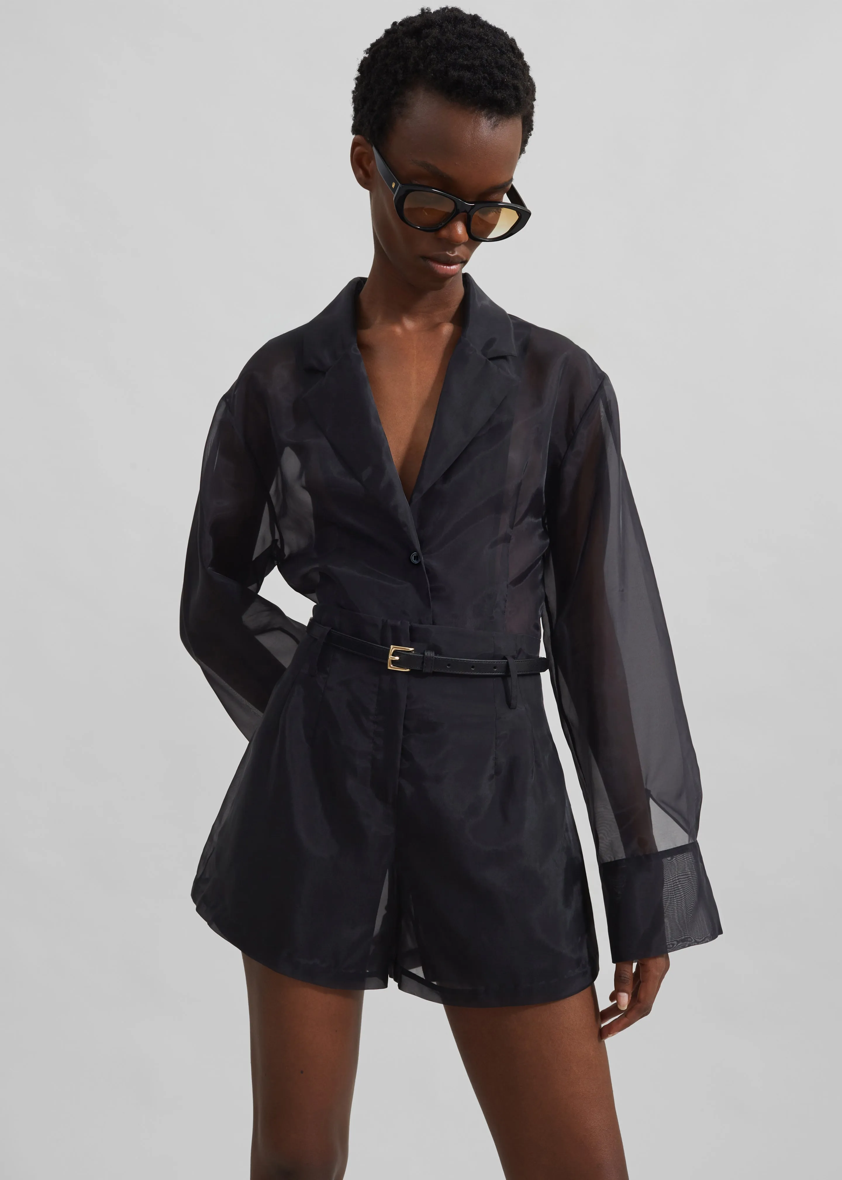 Lise Sheer Blazer - Black sold by Frankie Shop product image thumbnail 2