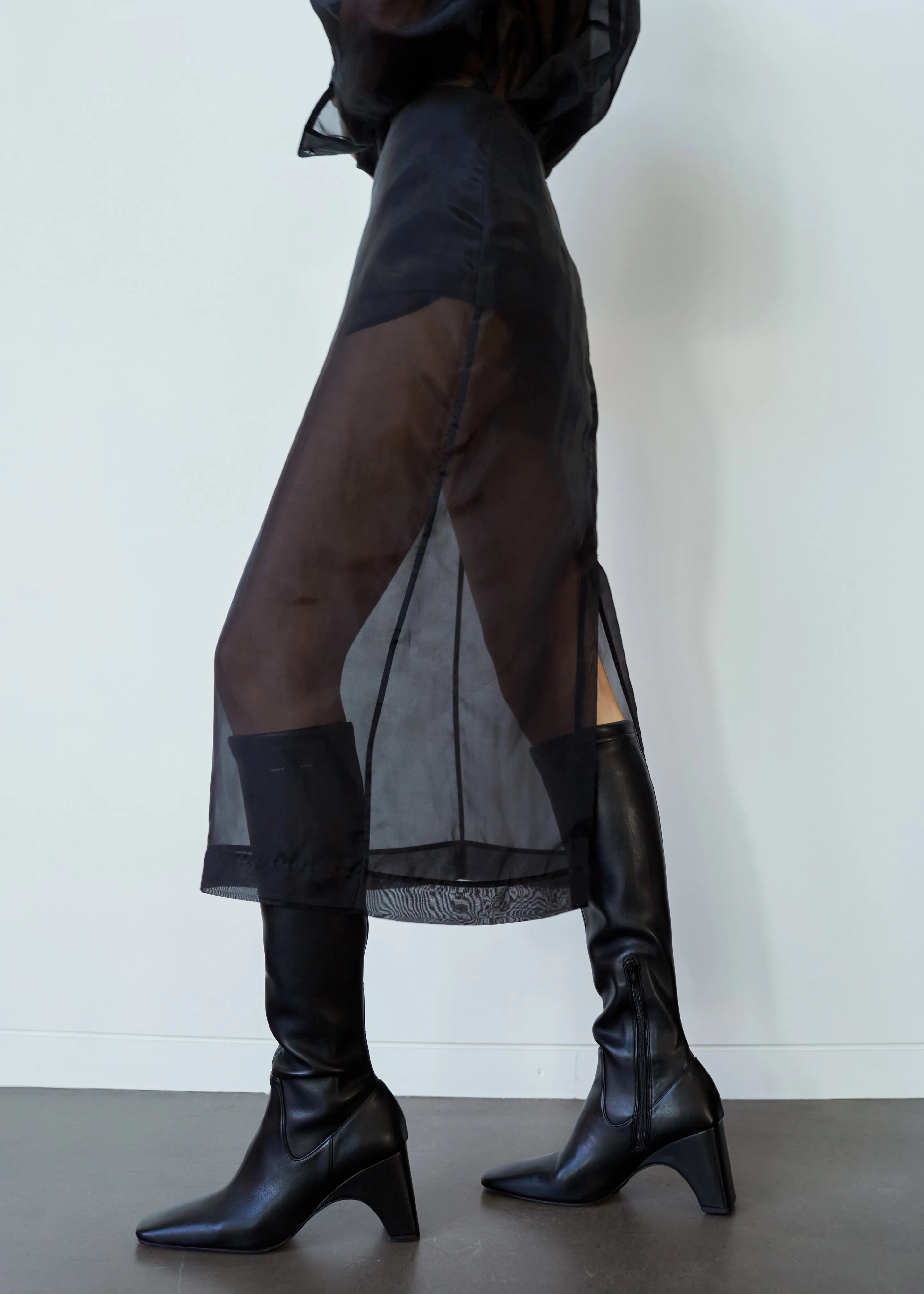 ロングブーツ Coperni Bridge Stretch Boots - Coperni - Leather - Black Metal Bridge Stretch Boots – Coperni