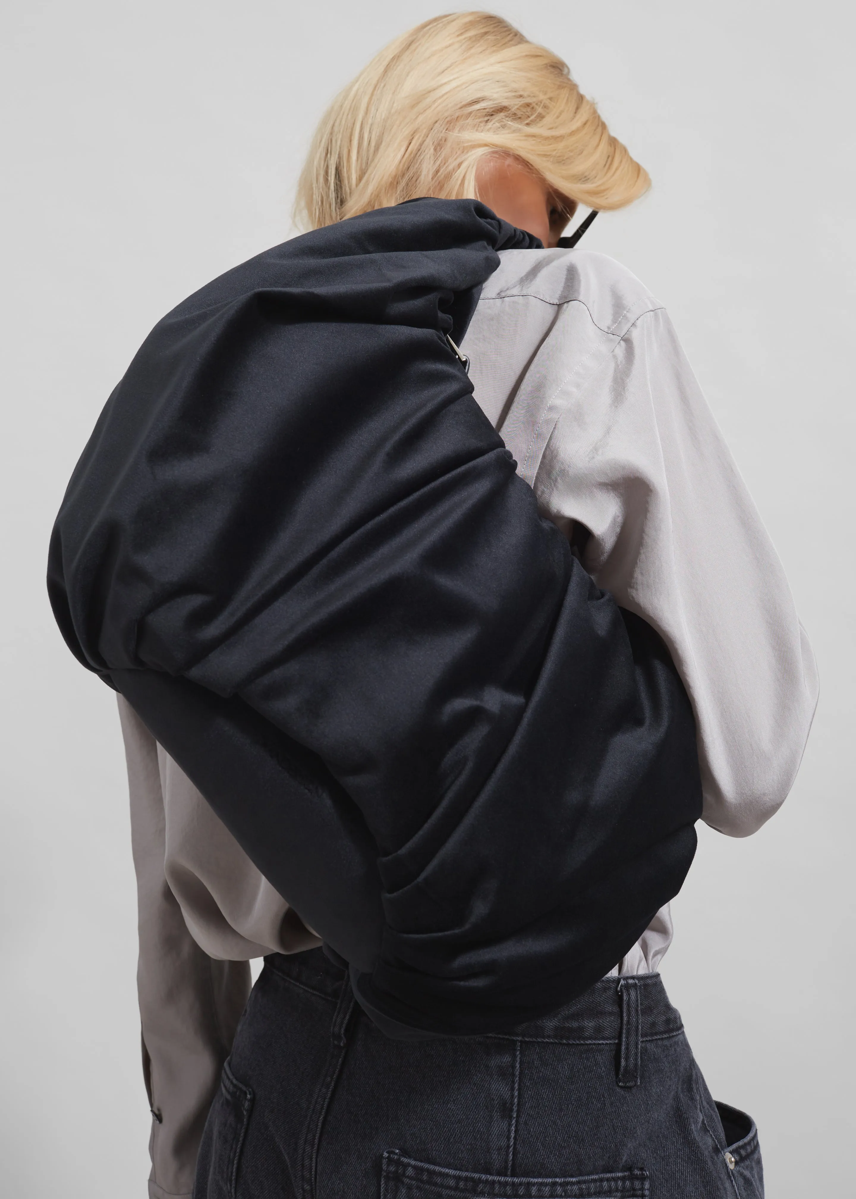 JW Anderson Ruffle Shopper - Black sold by Frankie Shop product image thumbnail 5