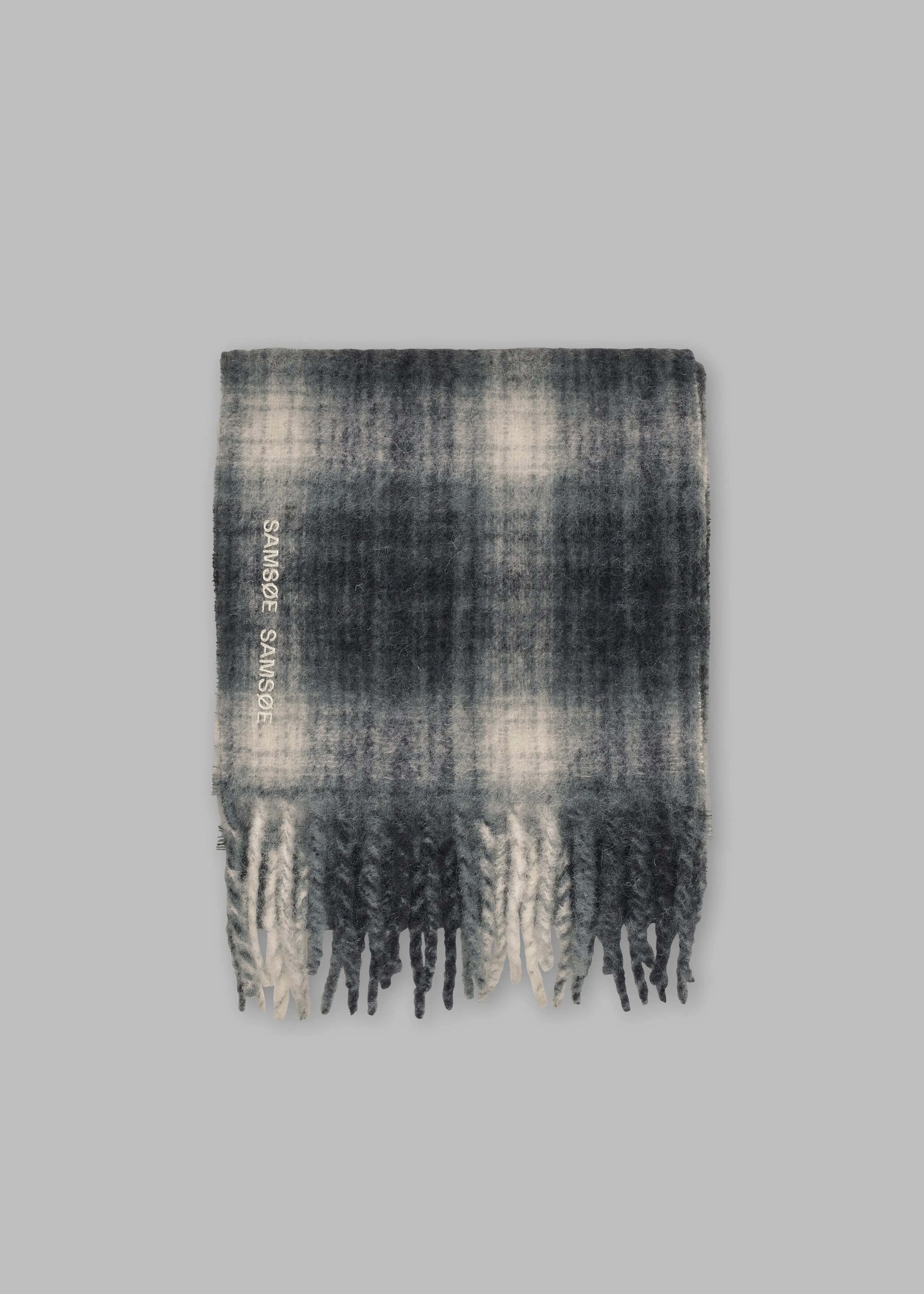 Samsøe Samsøe Alex Scarf - Petrified Oak Checkered sold by Frankie Shop product image thumbnail 3