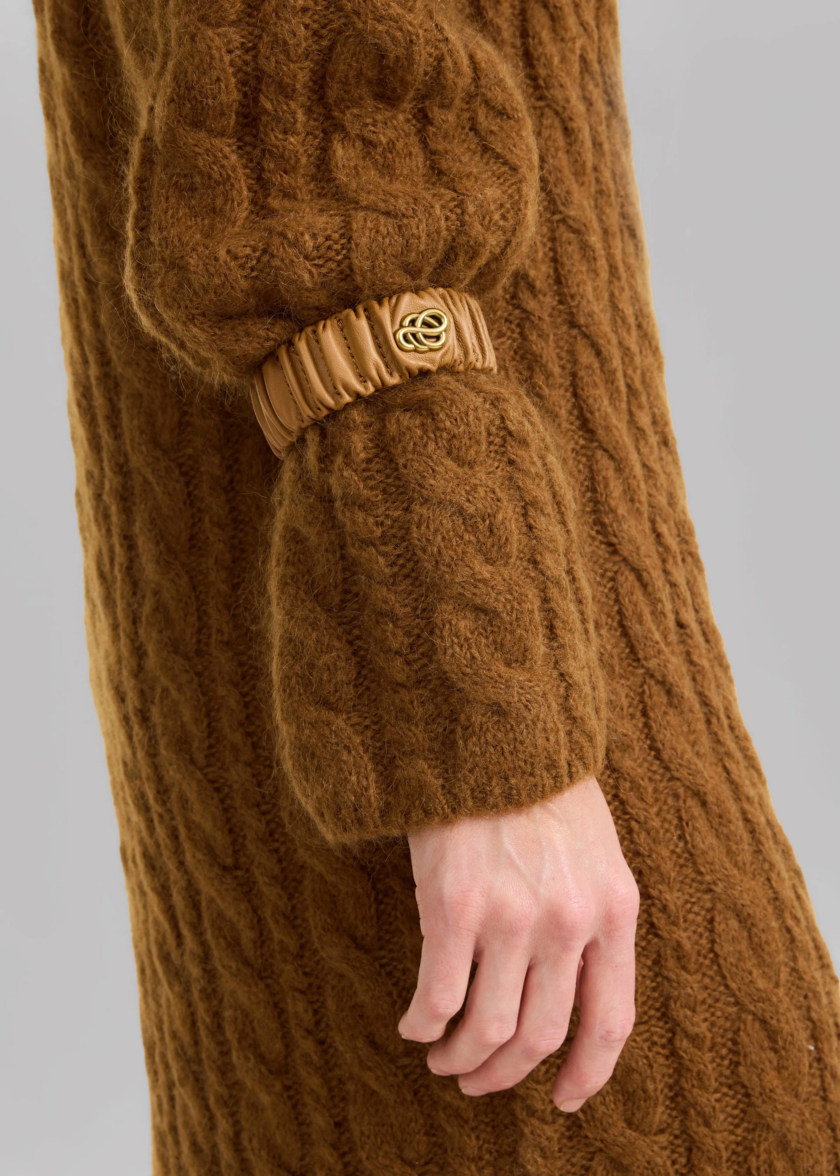 By Malene Birger Evelo Leather Wrist Bands - Raw Sugar sold by Frankie Shop product image thumbnail 2