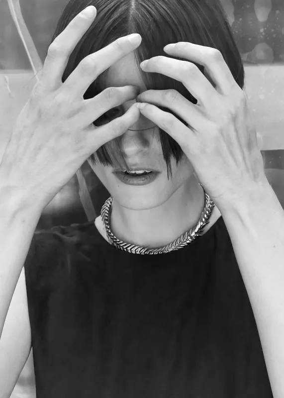 Bevza Spikelet Necklace - Silver made by Bevza