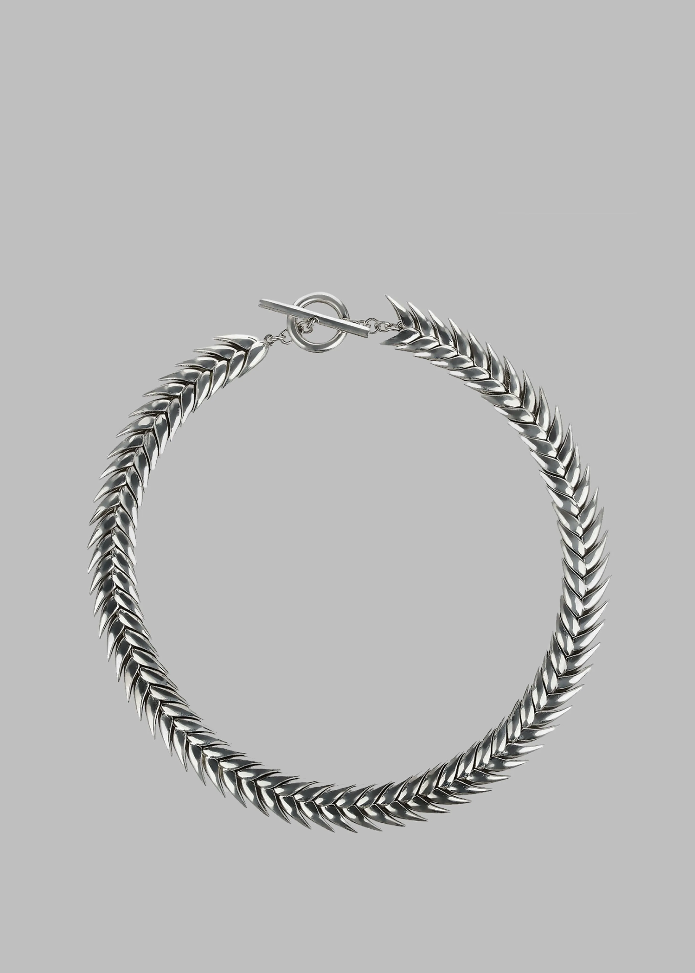 Bevza Spikelet Necklace - Silver sold by Frankie Shop product image thumbnail 2