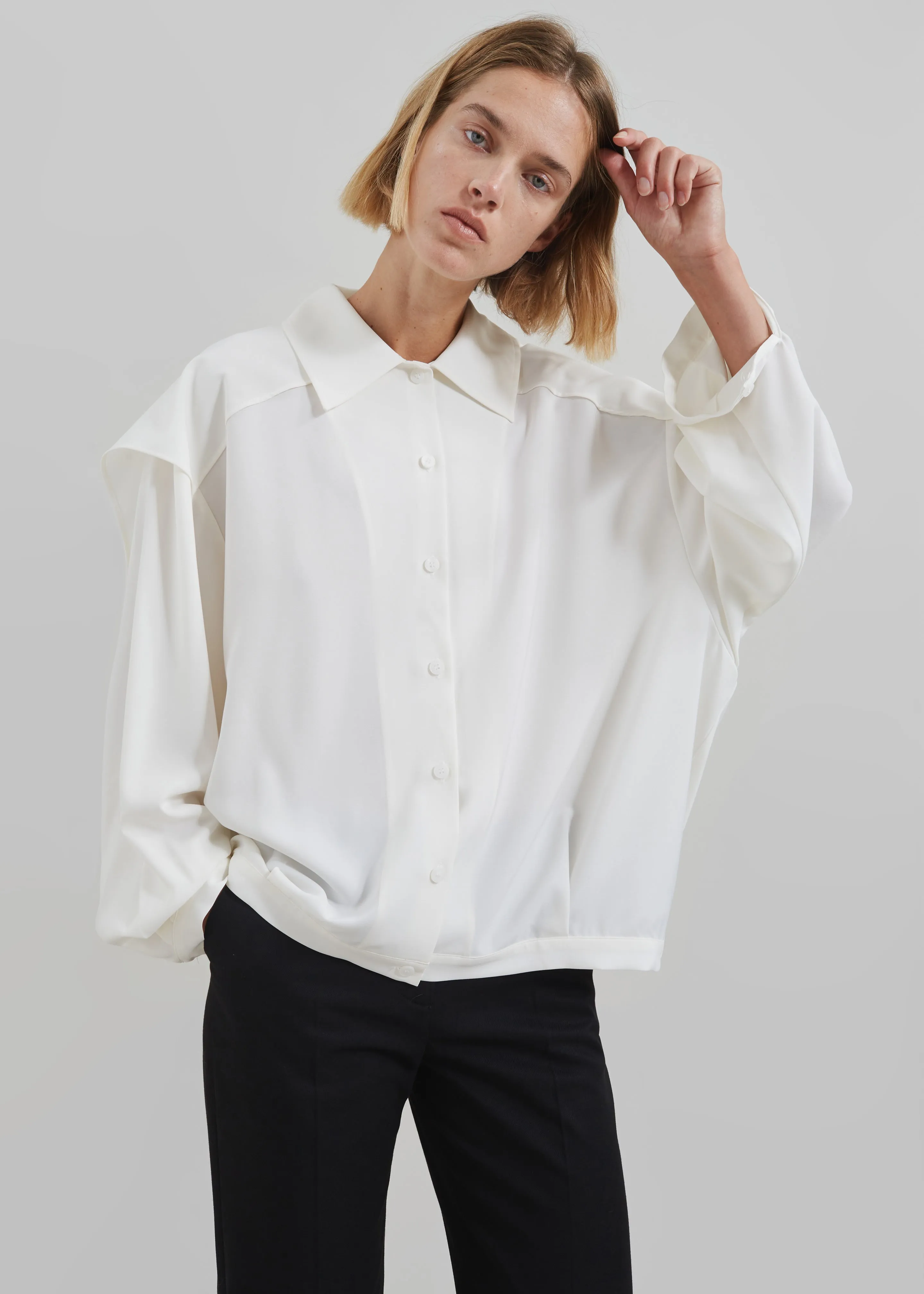 Ruma Blouse - Off White sold by Frankie Shop product image thumbnail 2