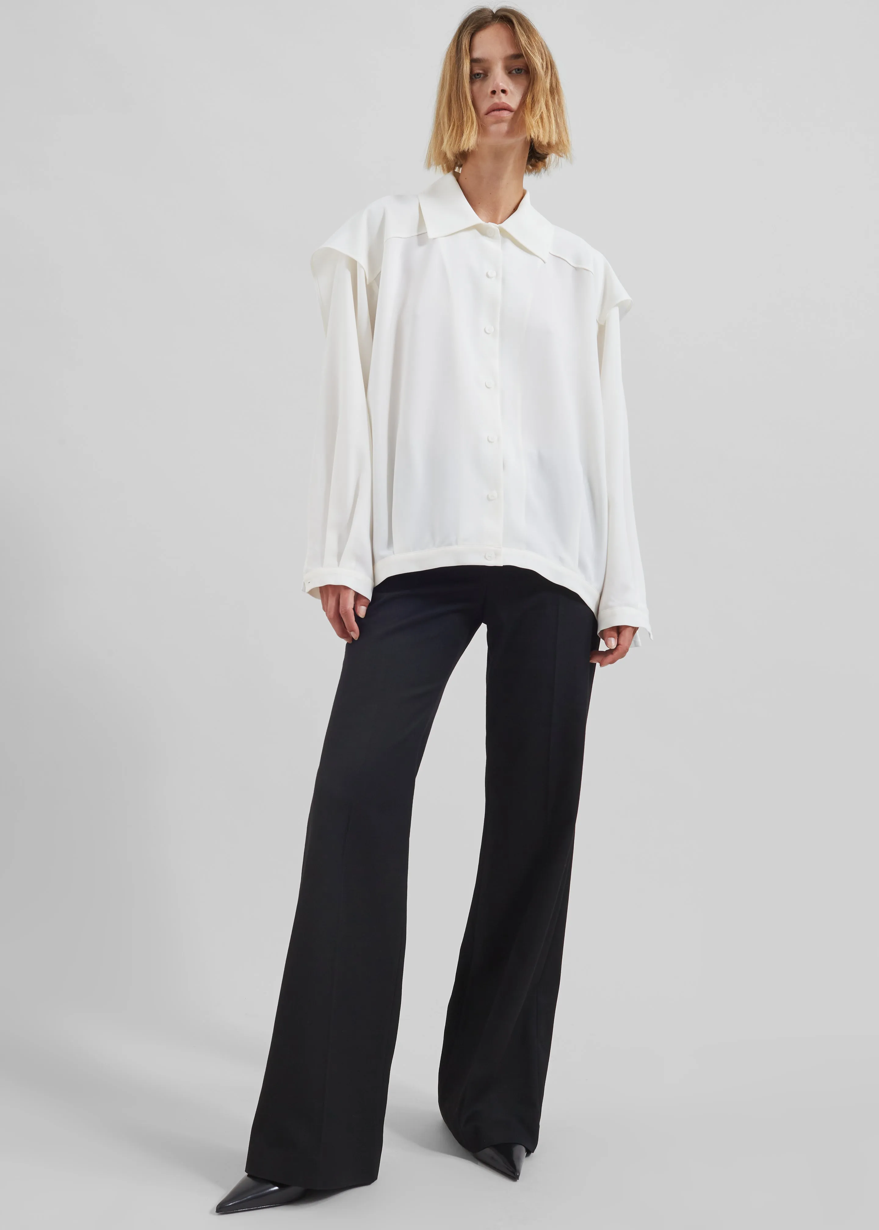 Ruma Blouse - Off White sold by Frankie Shop product image thumbnail 4