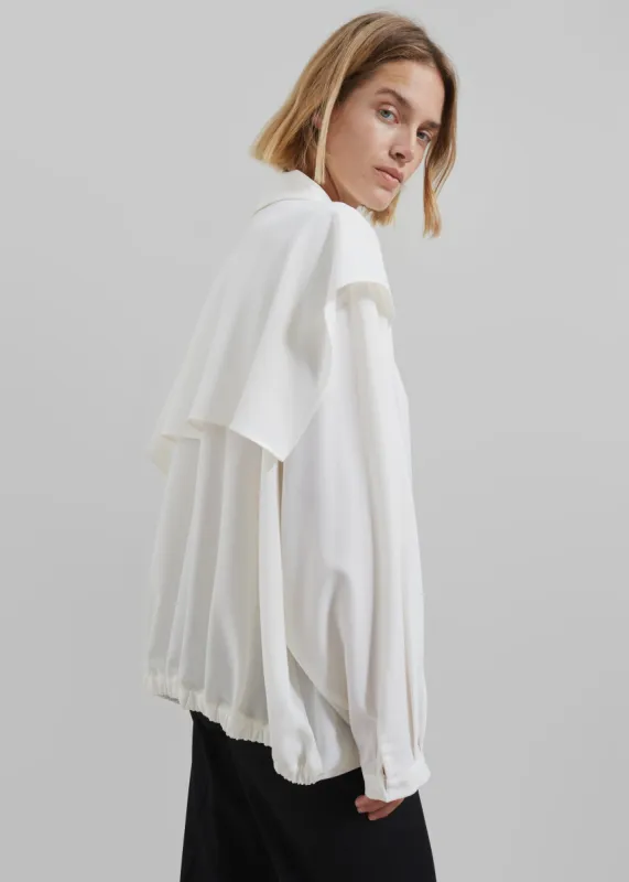Ruma Blouse - Off White sold by Frankie Shop