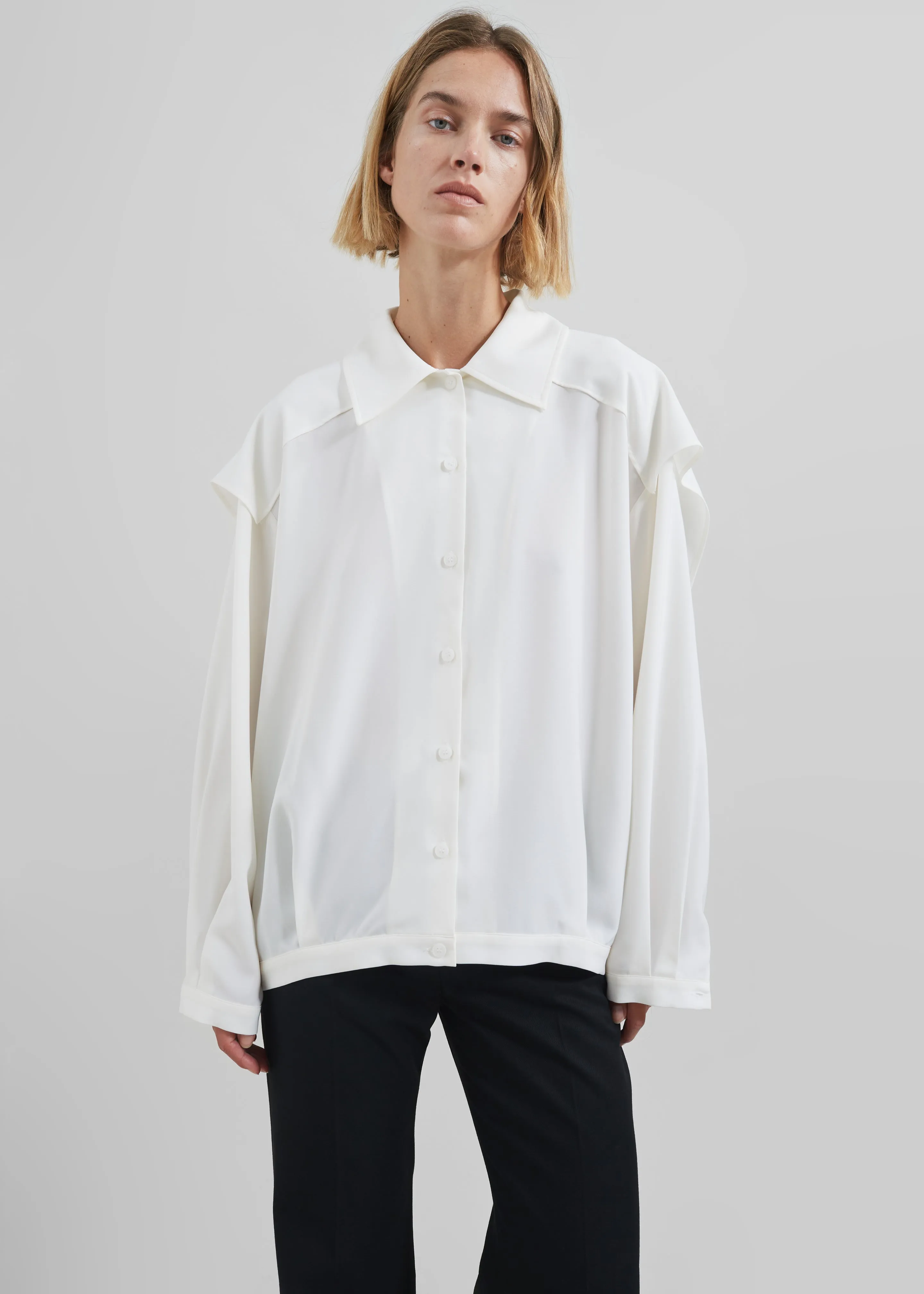 Ruma Blouse - Off White sold by Frankie Shop product image thumbnail 5