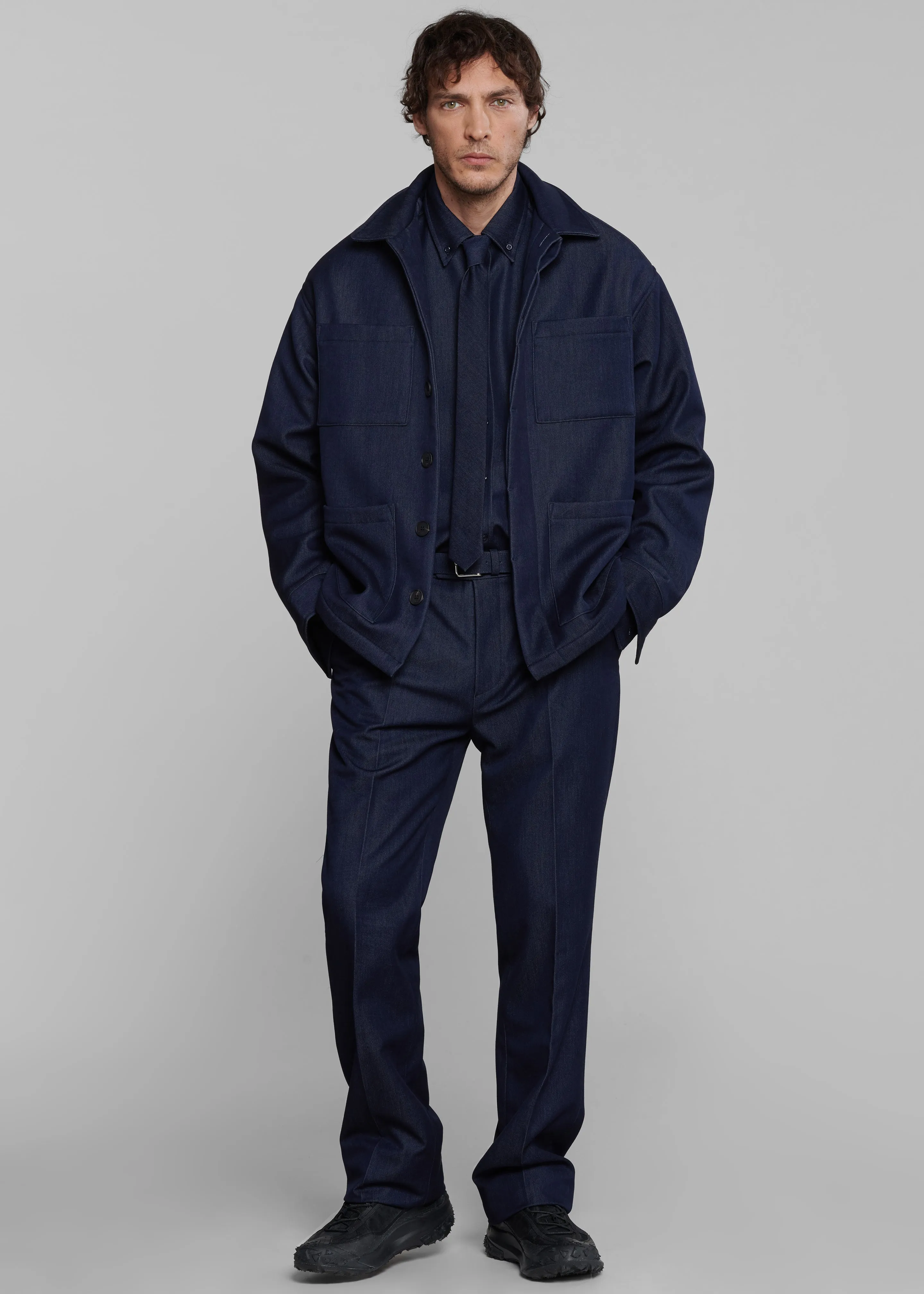Mason Boxy Jacket - Indigo sold by Frankie Shop product image thumbnail 3