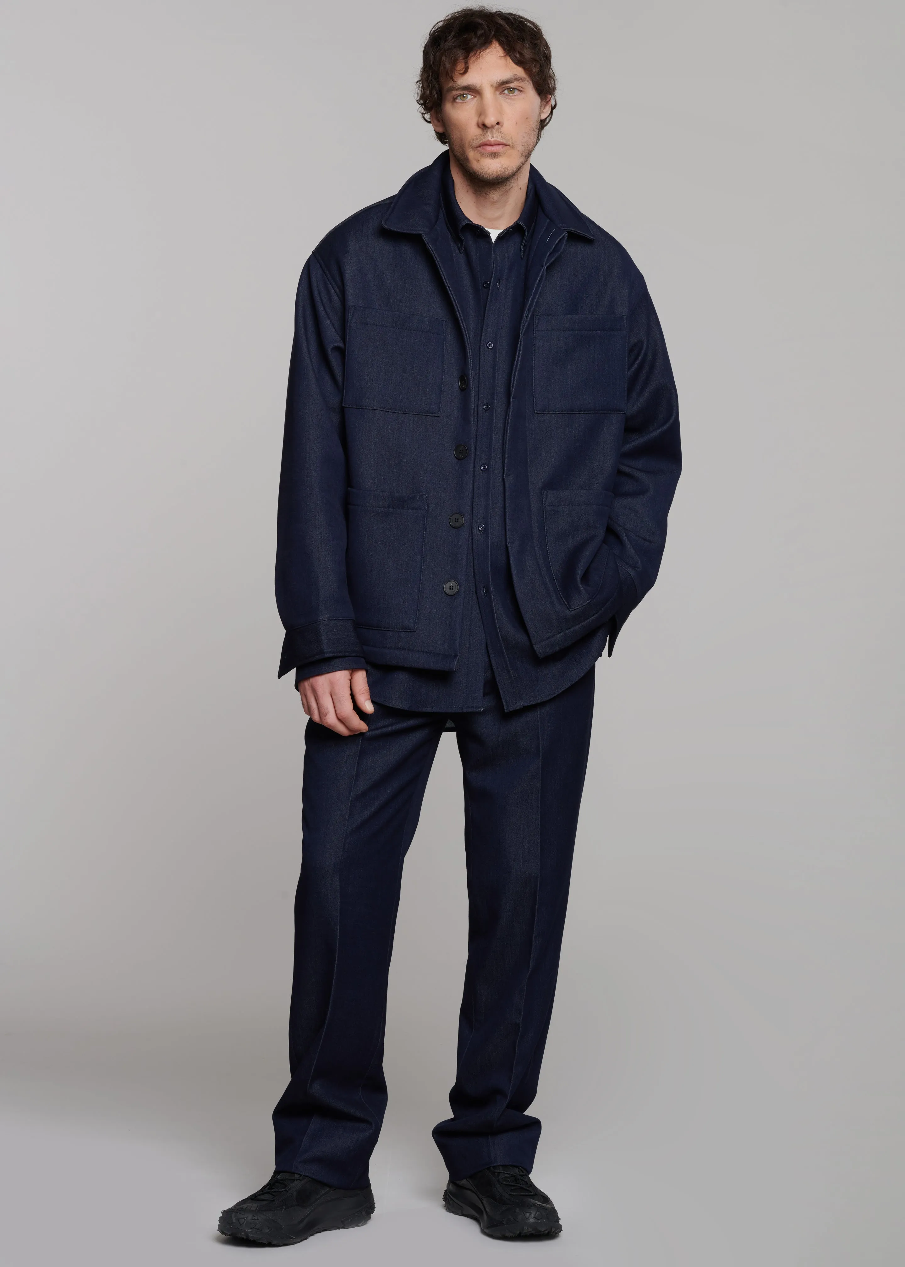 Mason Boxy Jacket - Indigo sold by Frankie Shop product image thumbnail 5