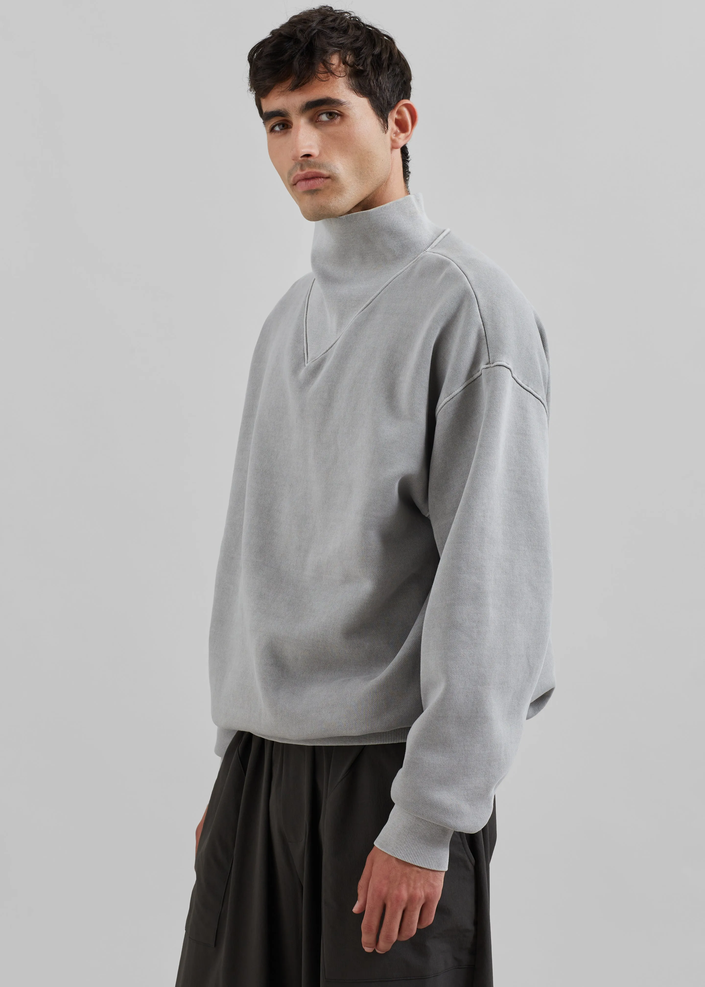 Micah Sweatshirt - Light Grey sold by Frankie Shop product image thumbnail 5