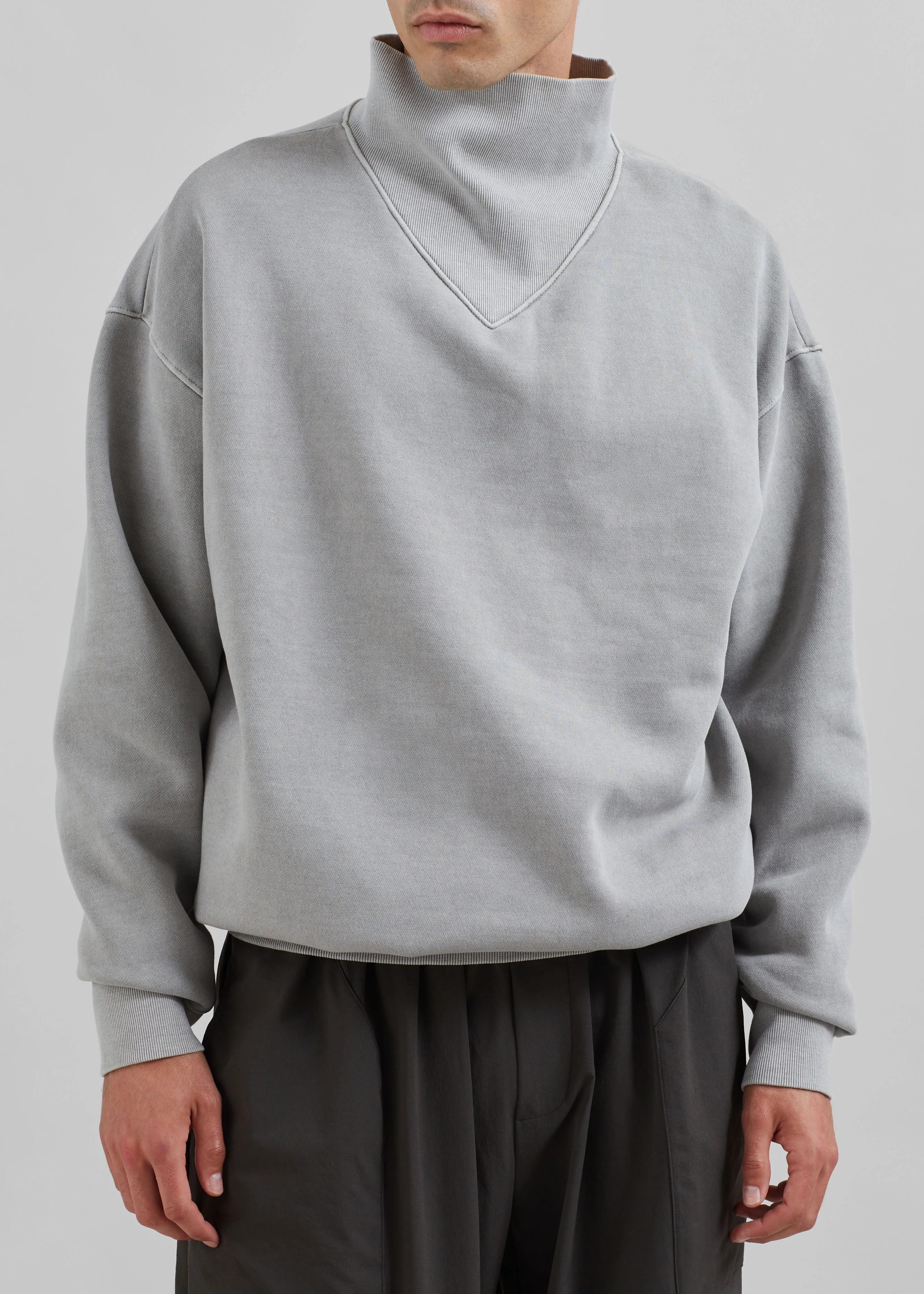 Micah Sweatshirt - Light Grey sold by Frankie Shop product image thumbnail 4