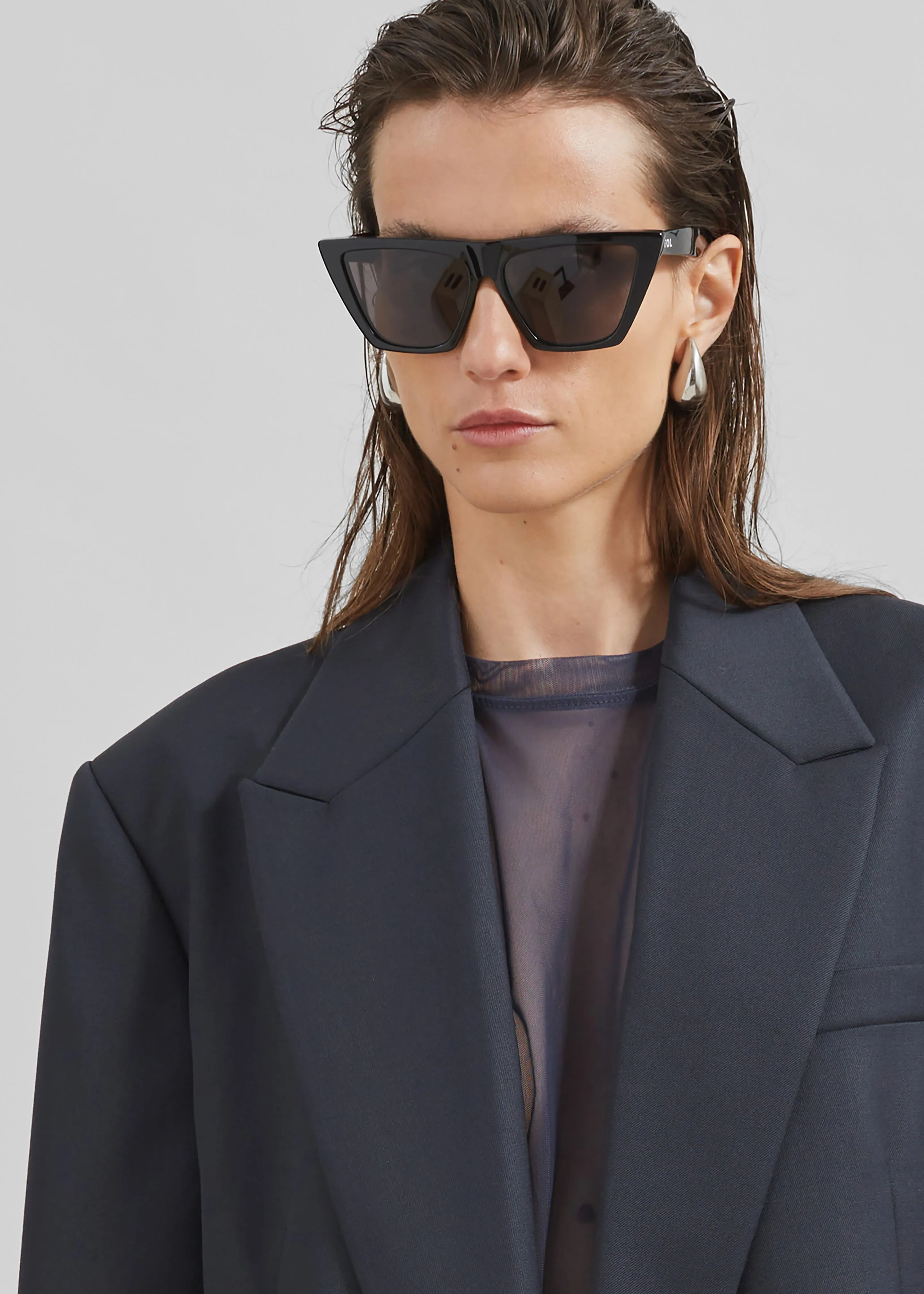 Low Classic Classic Double Blazer - Blue Green sold by Frankie Shop product image thumbnail 5