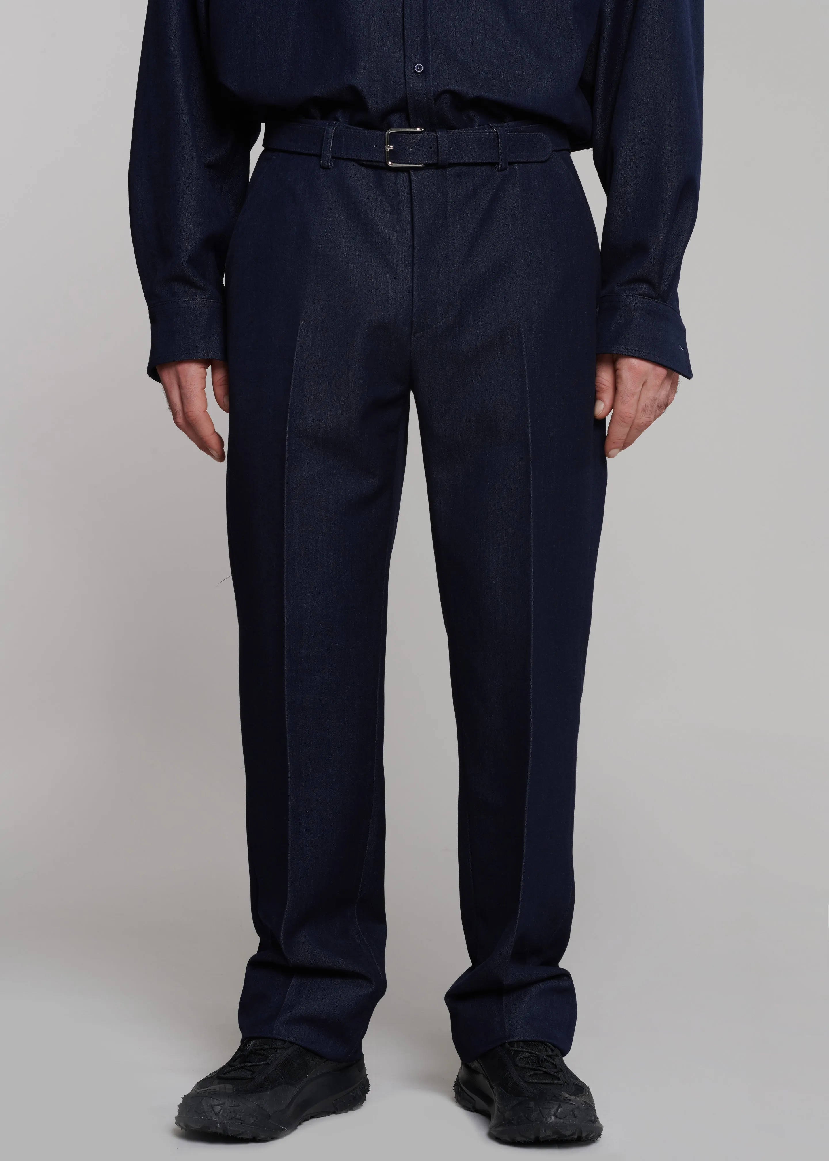 Mason Trousers - Indigo sold by Frankie Shop