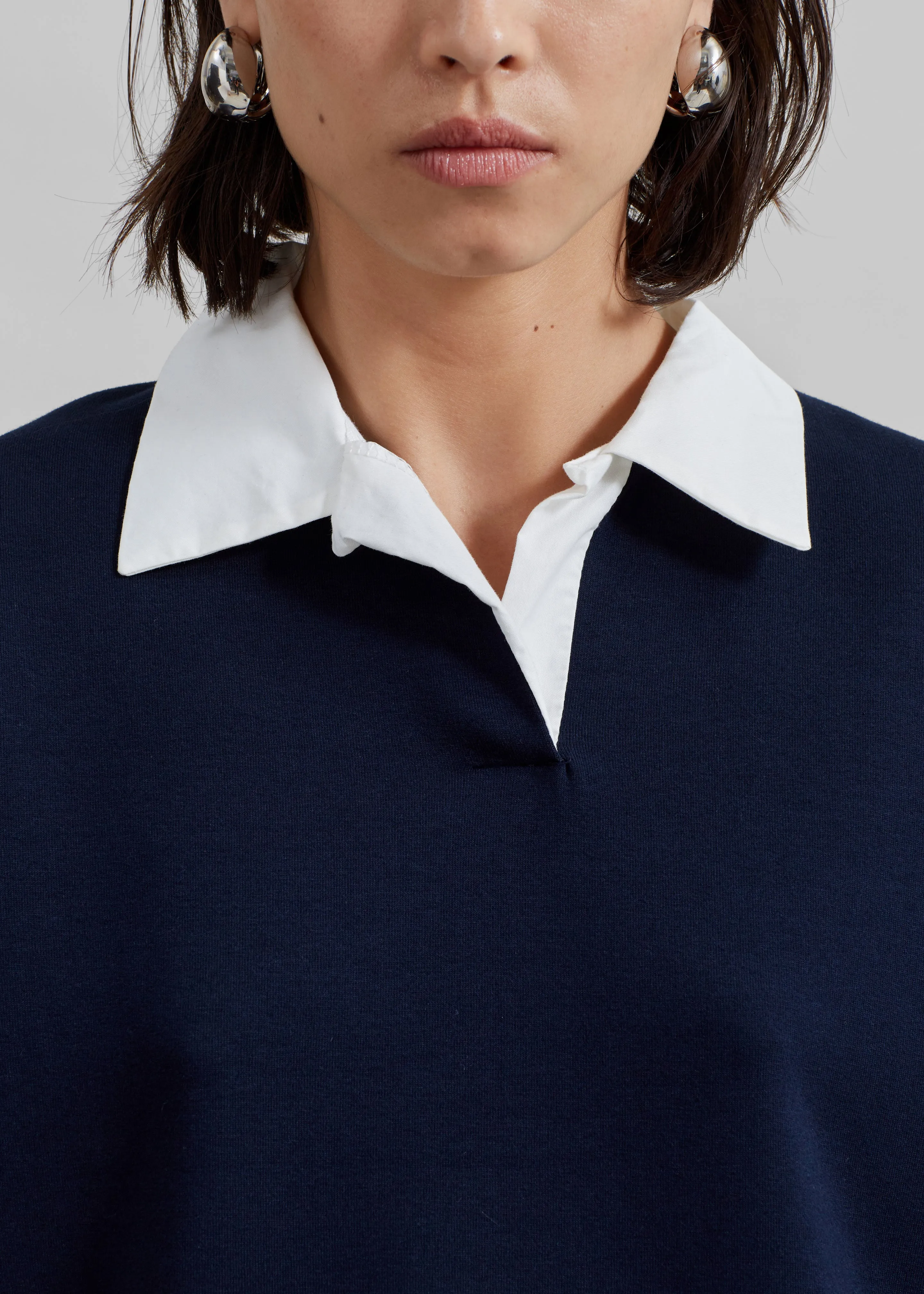 Edwin Boxy Sweatshirt - Navy sold by Frankie Shop product image thumbnail 3