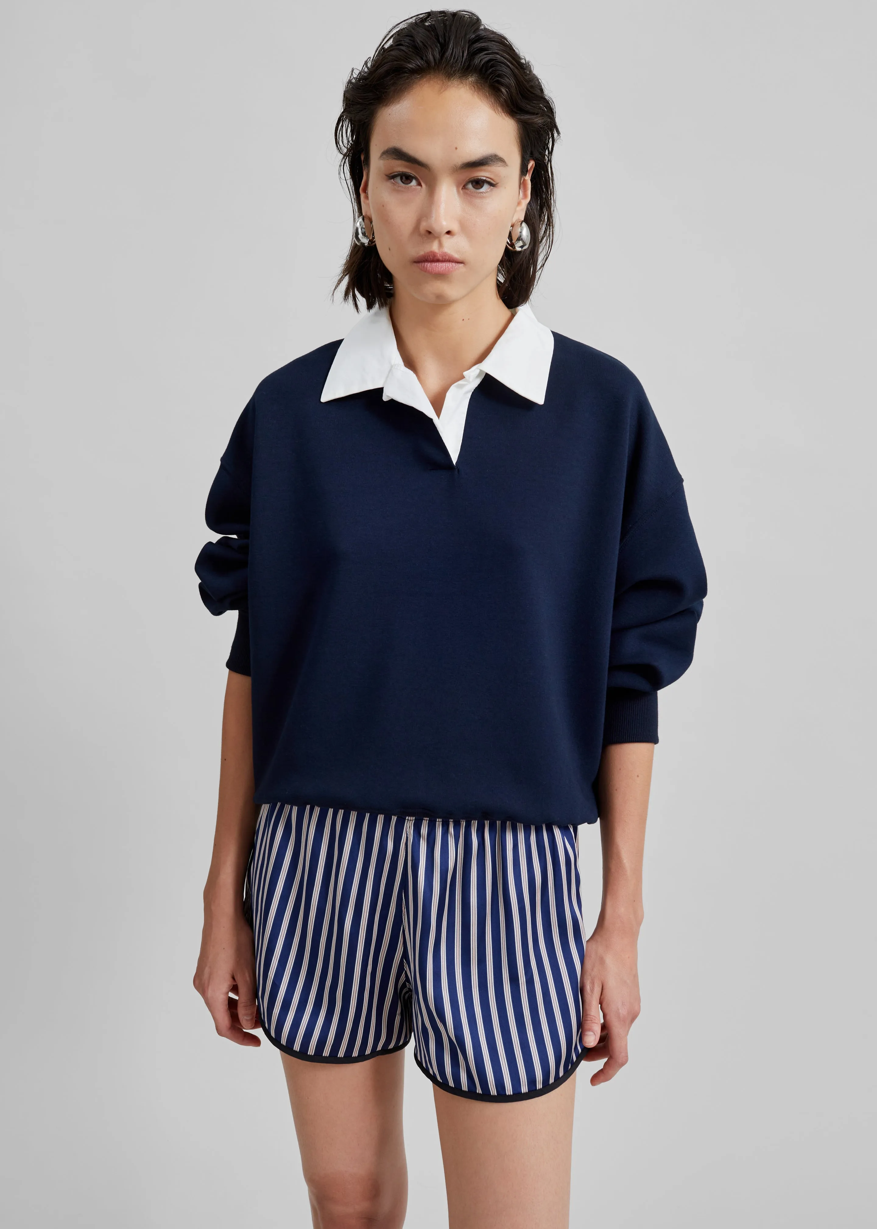 Edwin Boxy Sweatshirt - Navy sold by Frankie Shop product image thumbnail 2