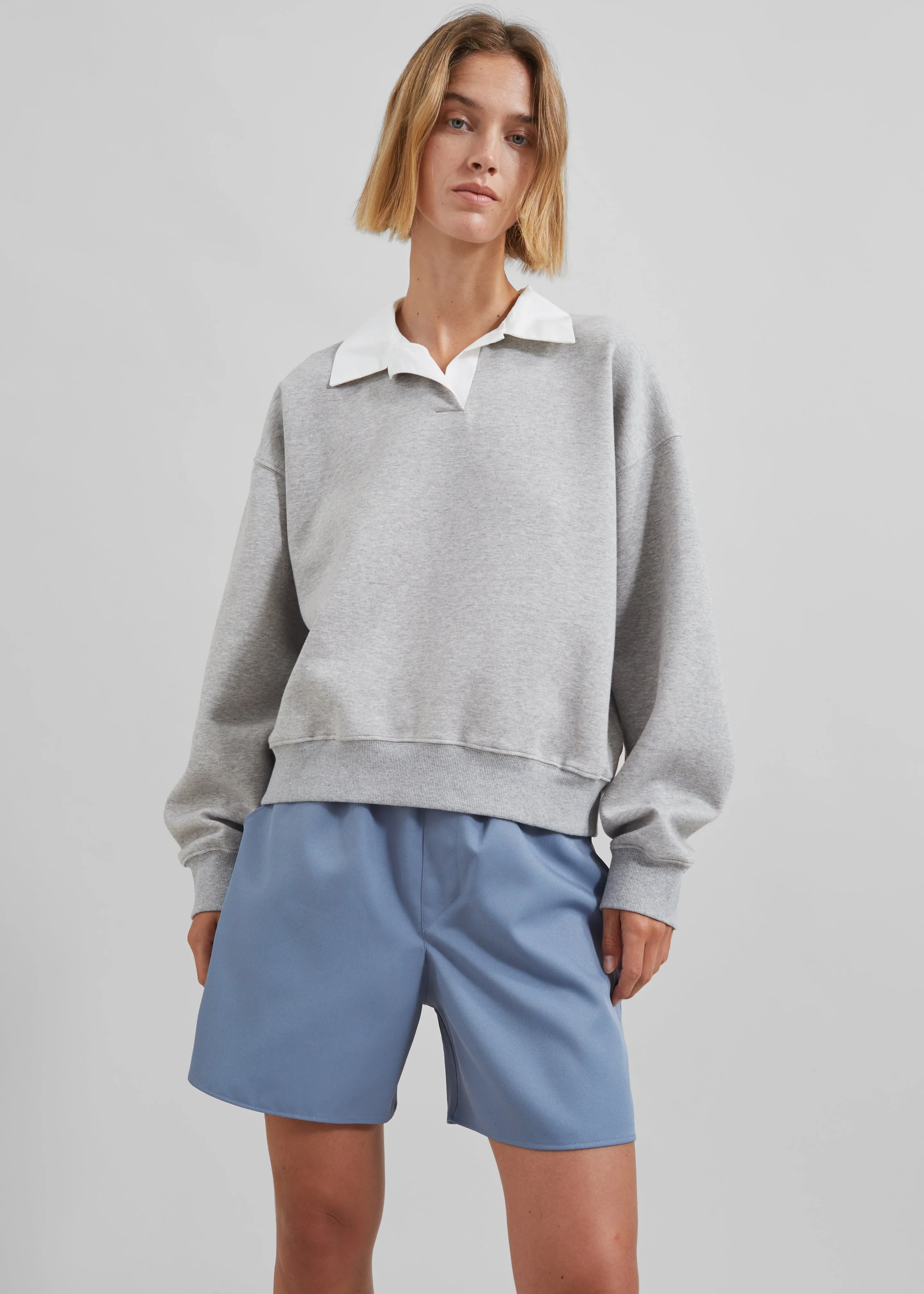 Edwin Boxy Sweatshirt - Grey sold by Frankie Shop product image thumbnail 3