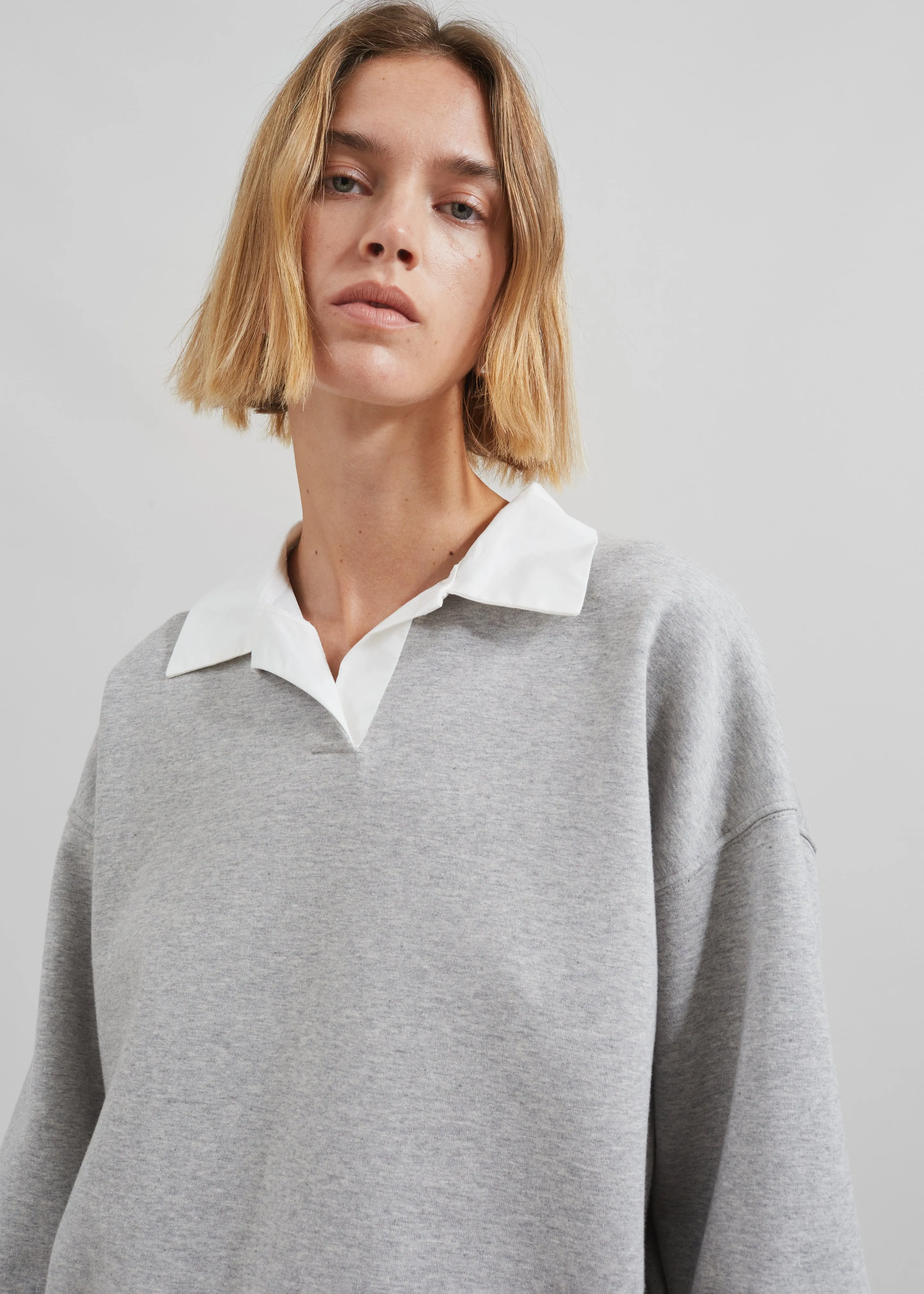 Edwin Boxy Sweatshirt - Grey sold by Frankie Shop product image thumbnail 2