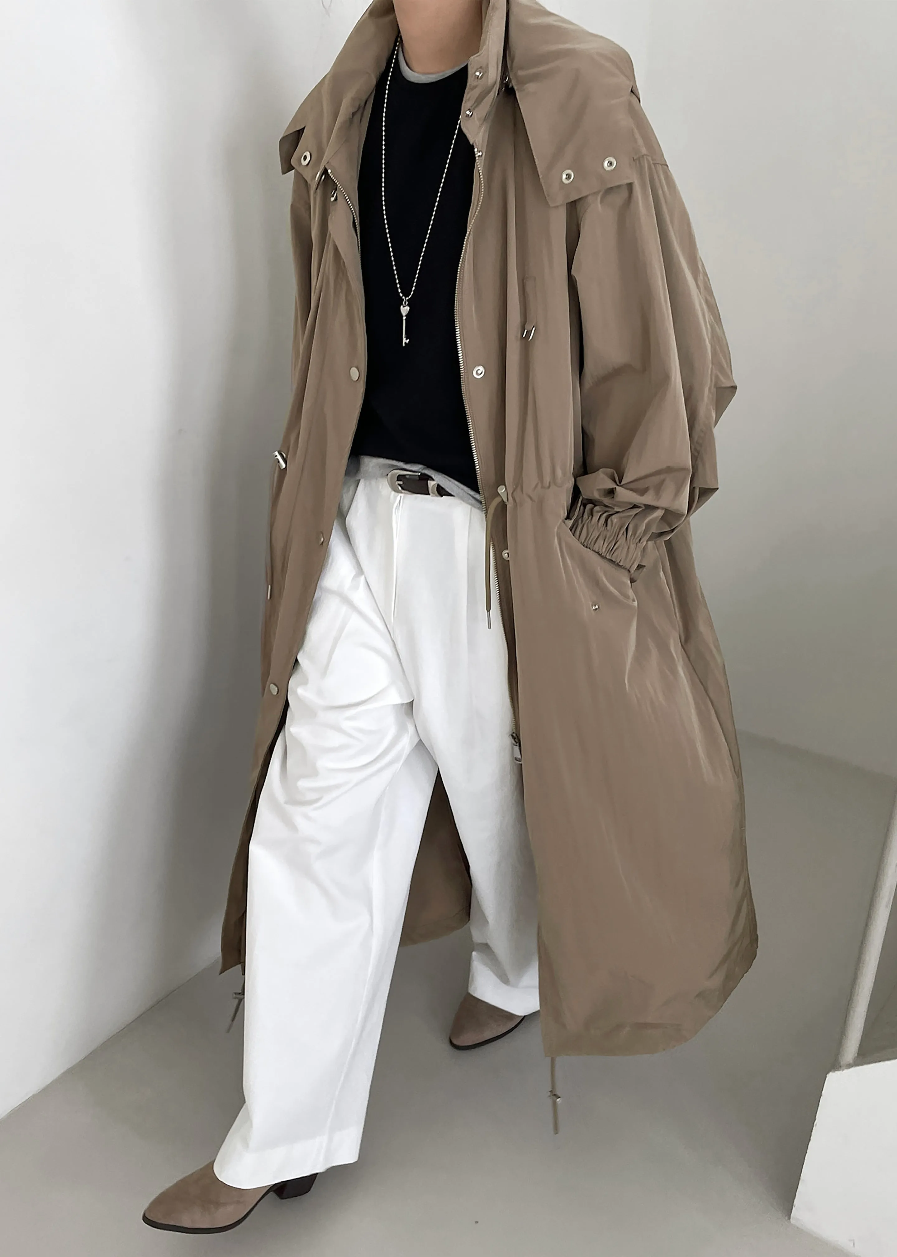 Carmel Long Jacket - Beige sold by Frankie Shop product image thumbnail 4