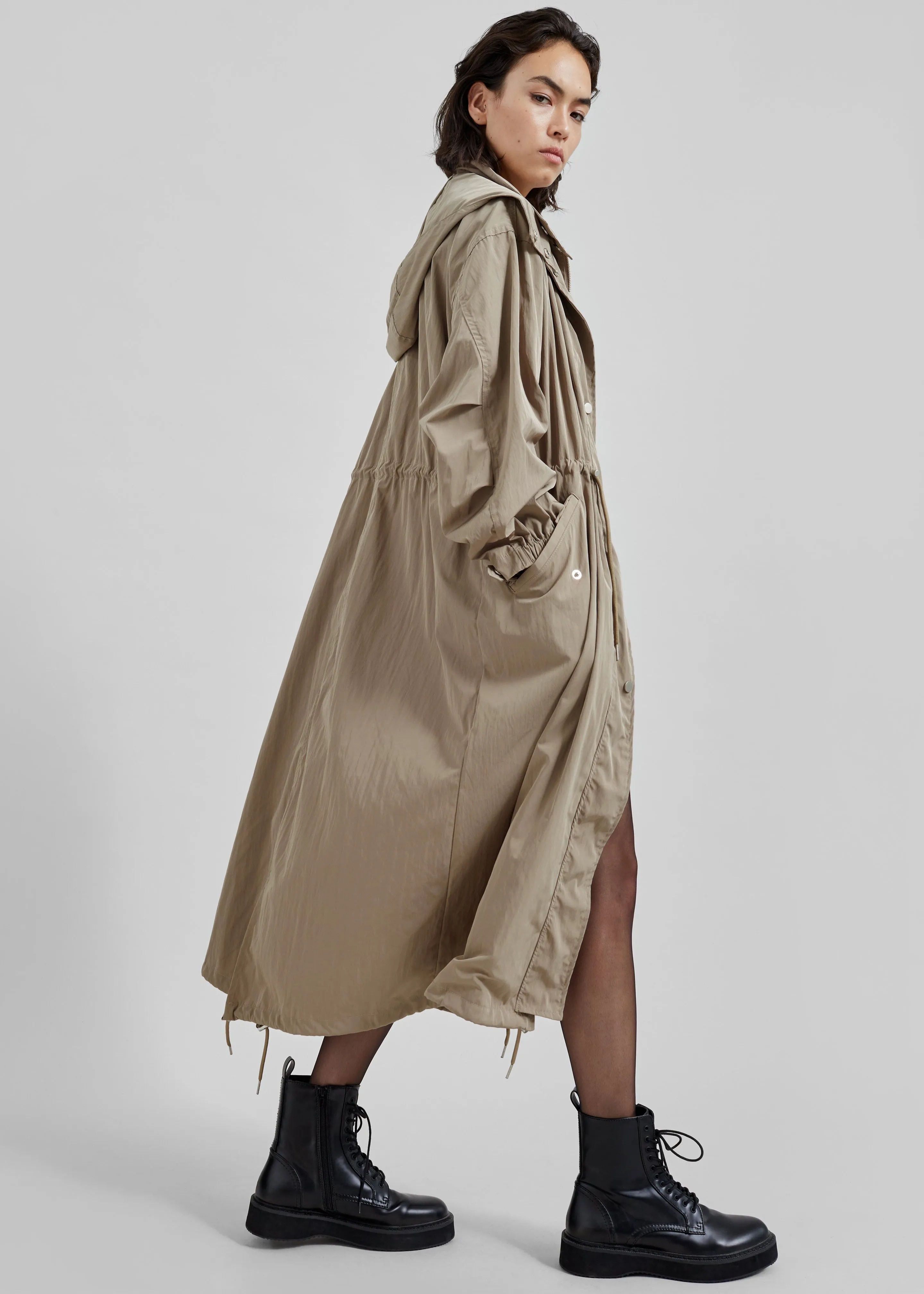 Carmel Long Jacket - Beige sold by Frankie Shop product image thumbnail 2