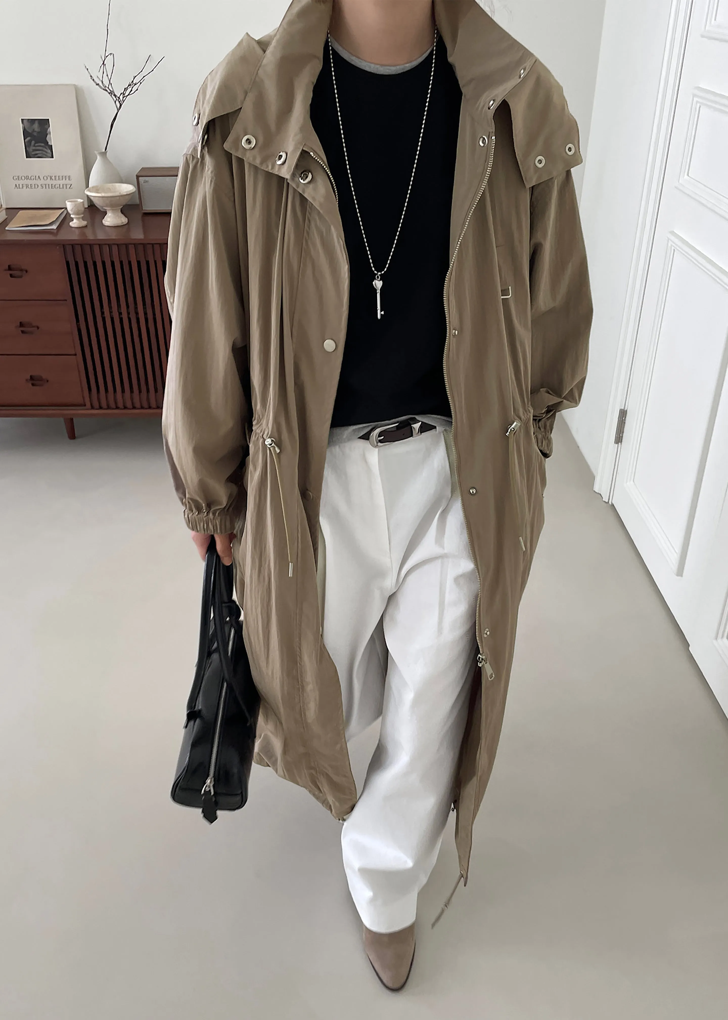 Carmel Long Jacket - Beige sold by Frankie Shop product image thumbnail 5