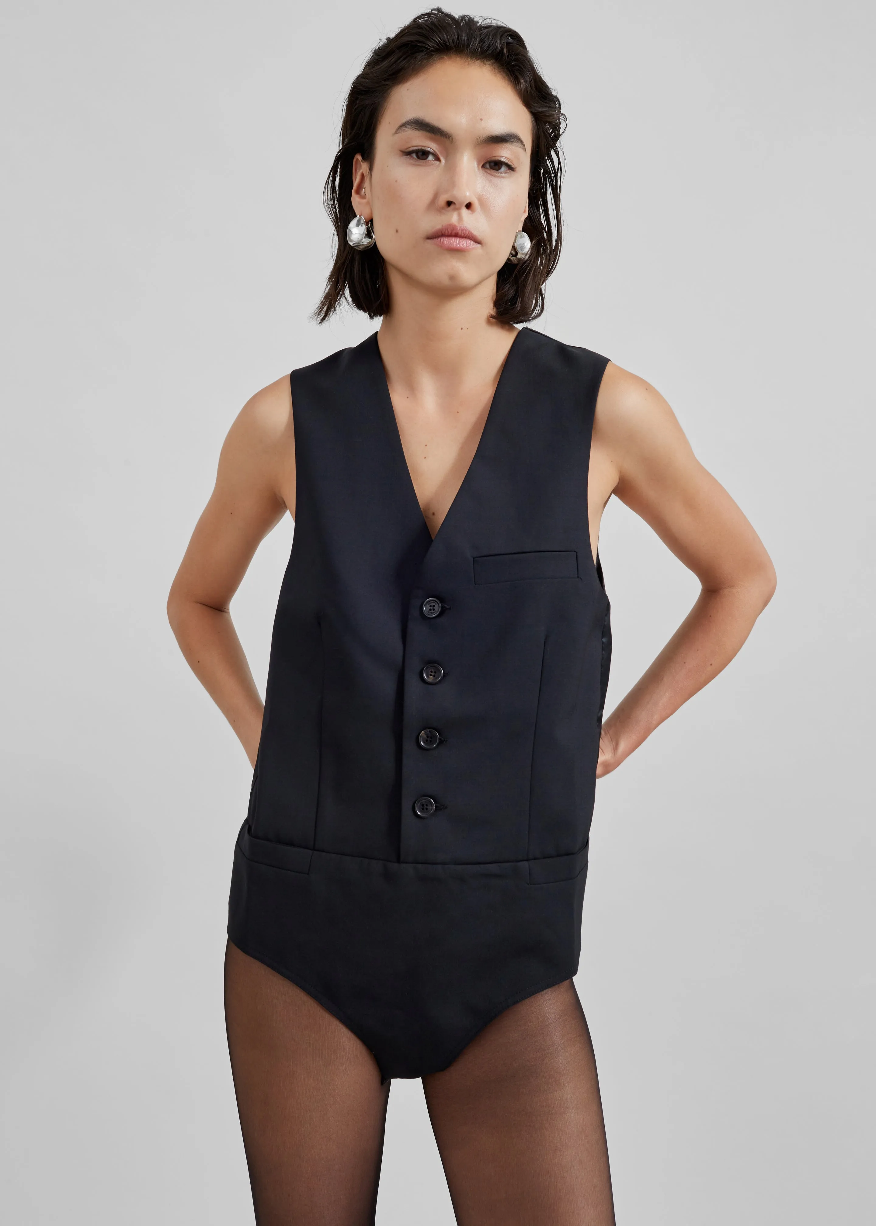 Coperni Bodysuit - Black sold by Frankie Shop product image thumbnail 5