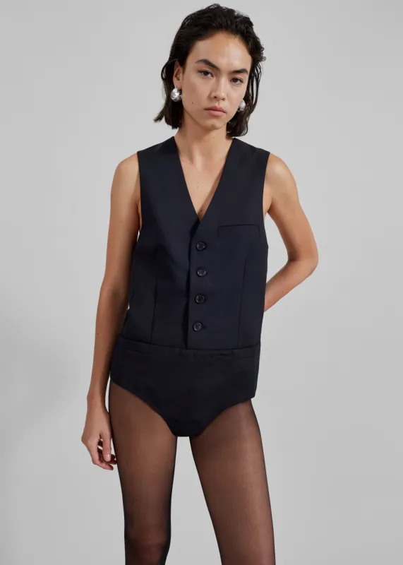 Coperni Bodysuit - Black sold by Frankie Shop