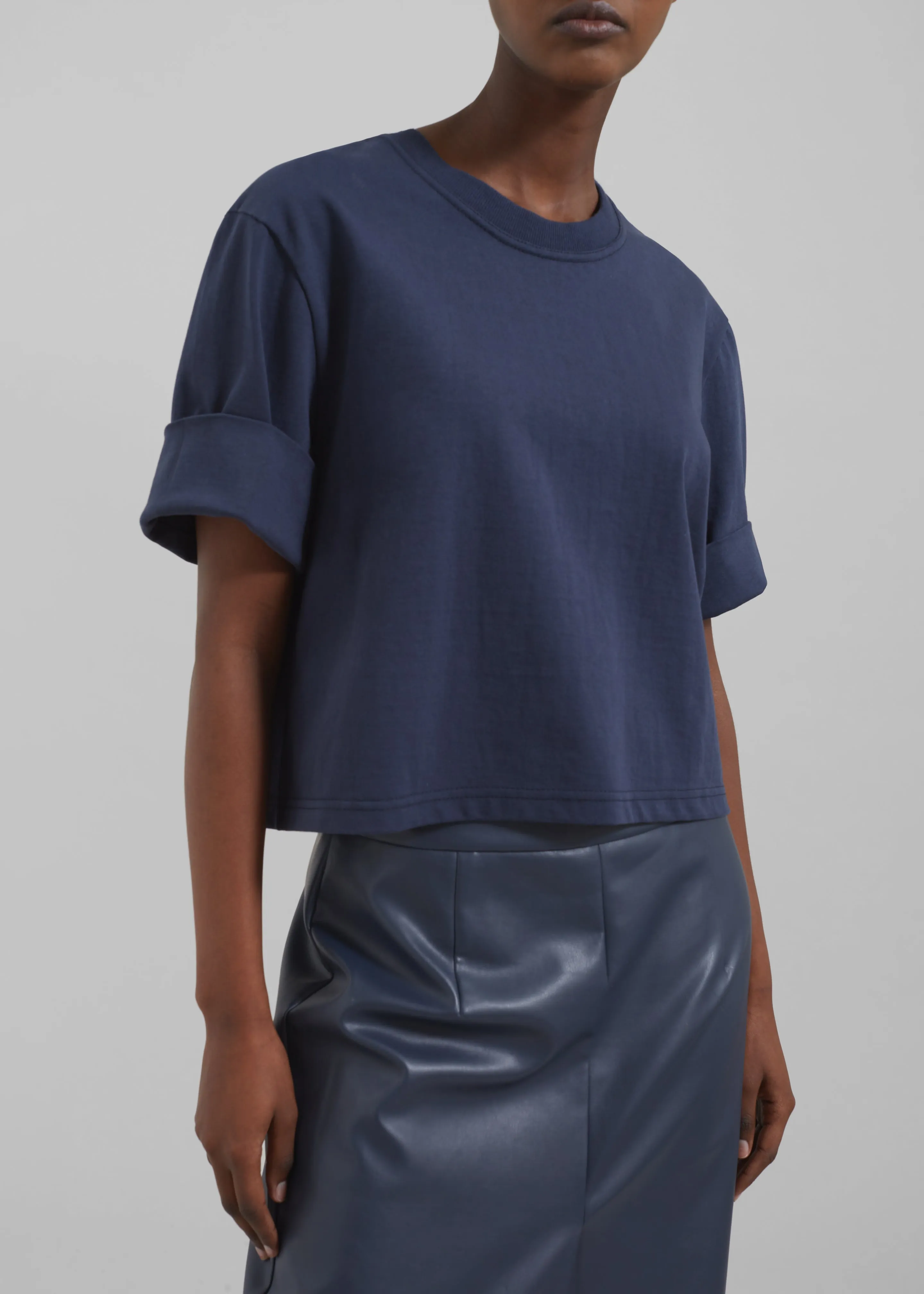 Cece T-Shirt - Navy sold by Frankie Shop product image thumbnail 3