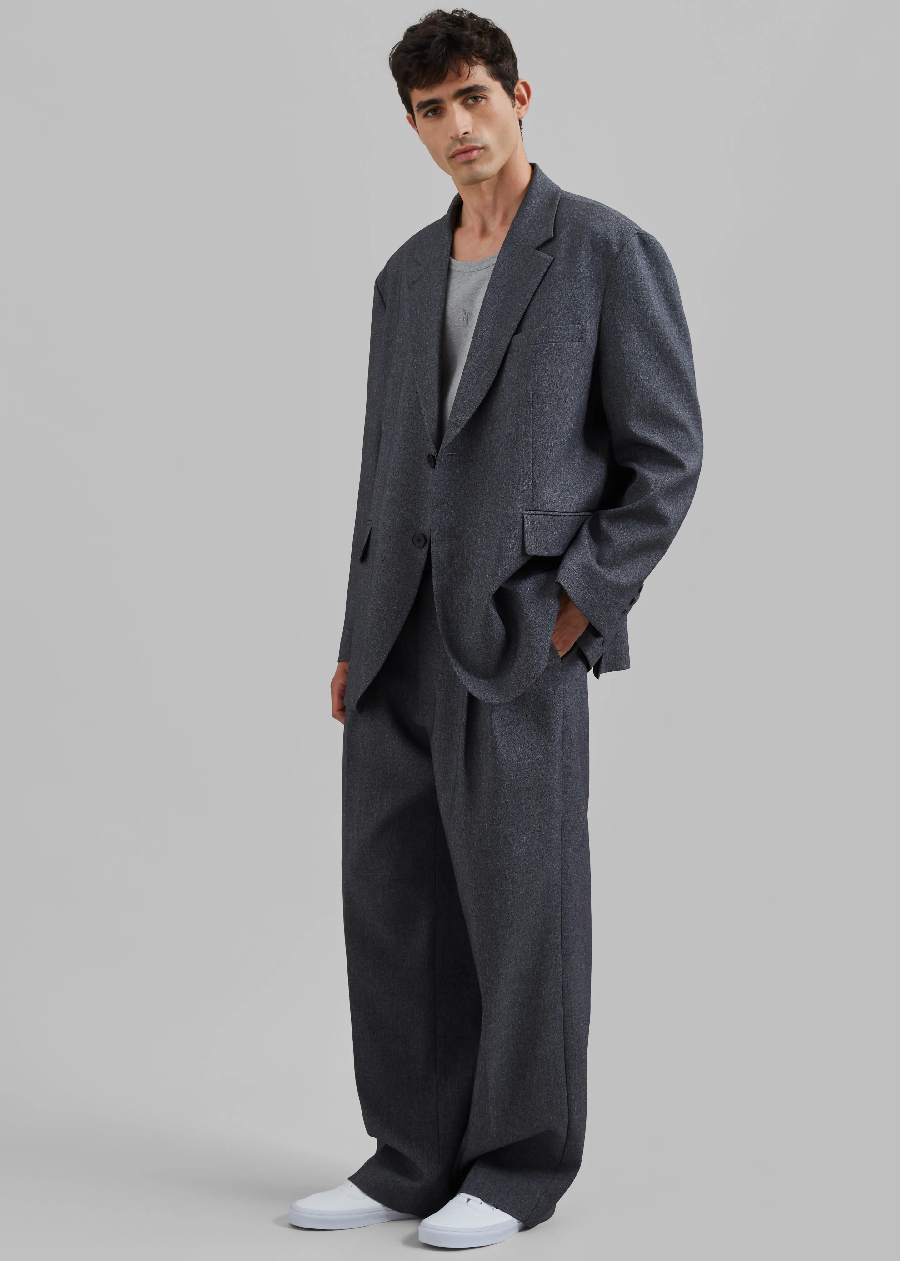 Beo Suit Pants - Grey Melange sold by Frankie Shop product image thumbnail 5
