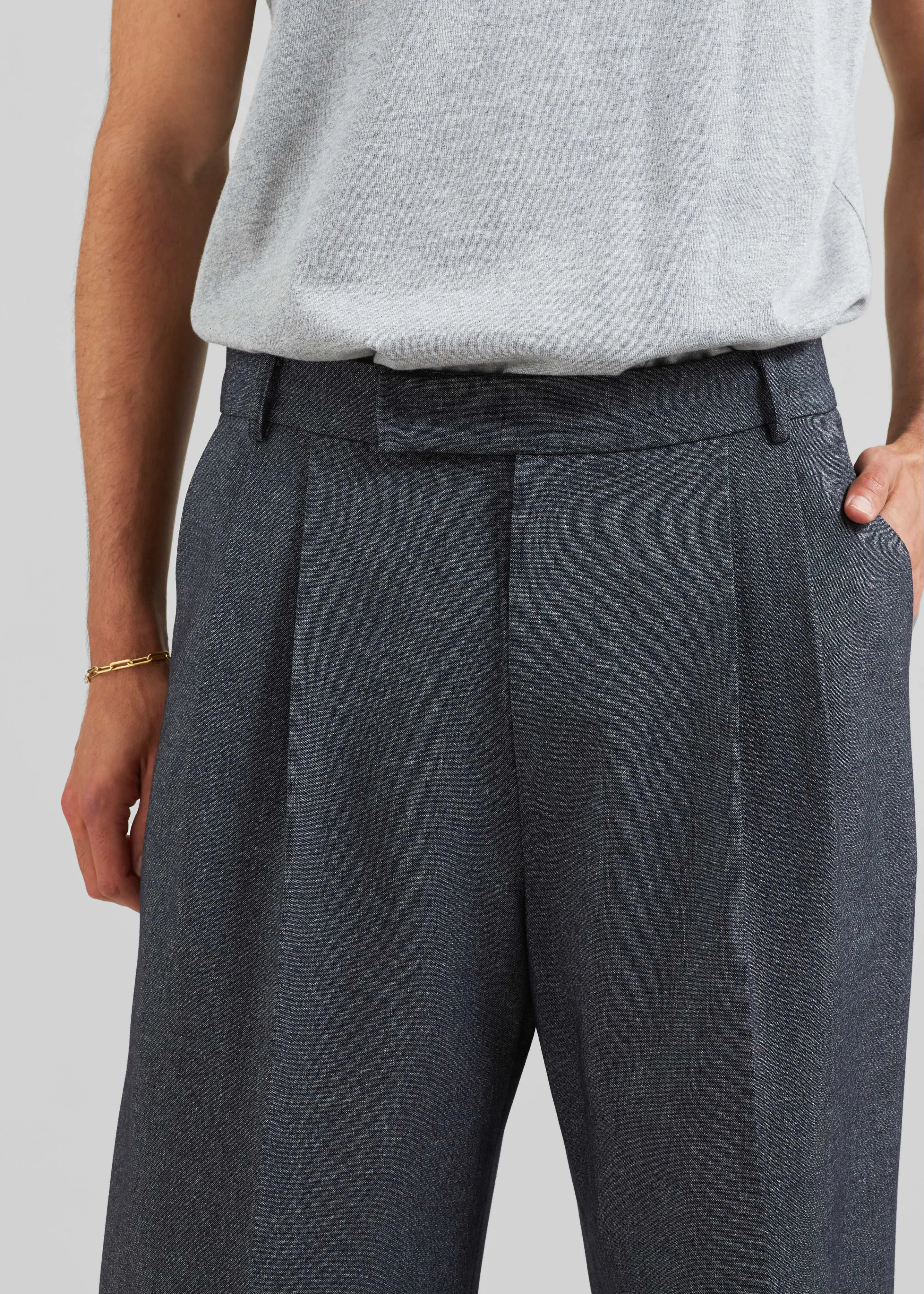 Beo Suit Pants - Grey Melange sold by Frankie Shop product image thumbnail 3