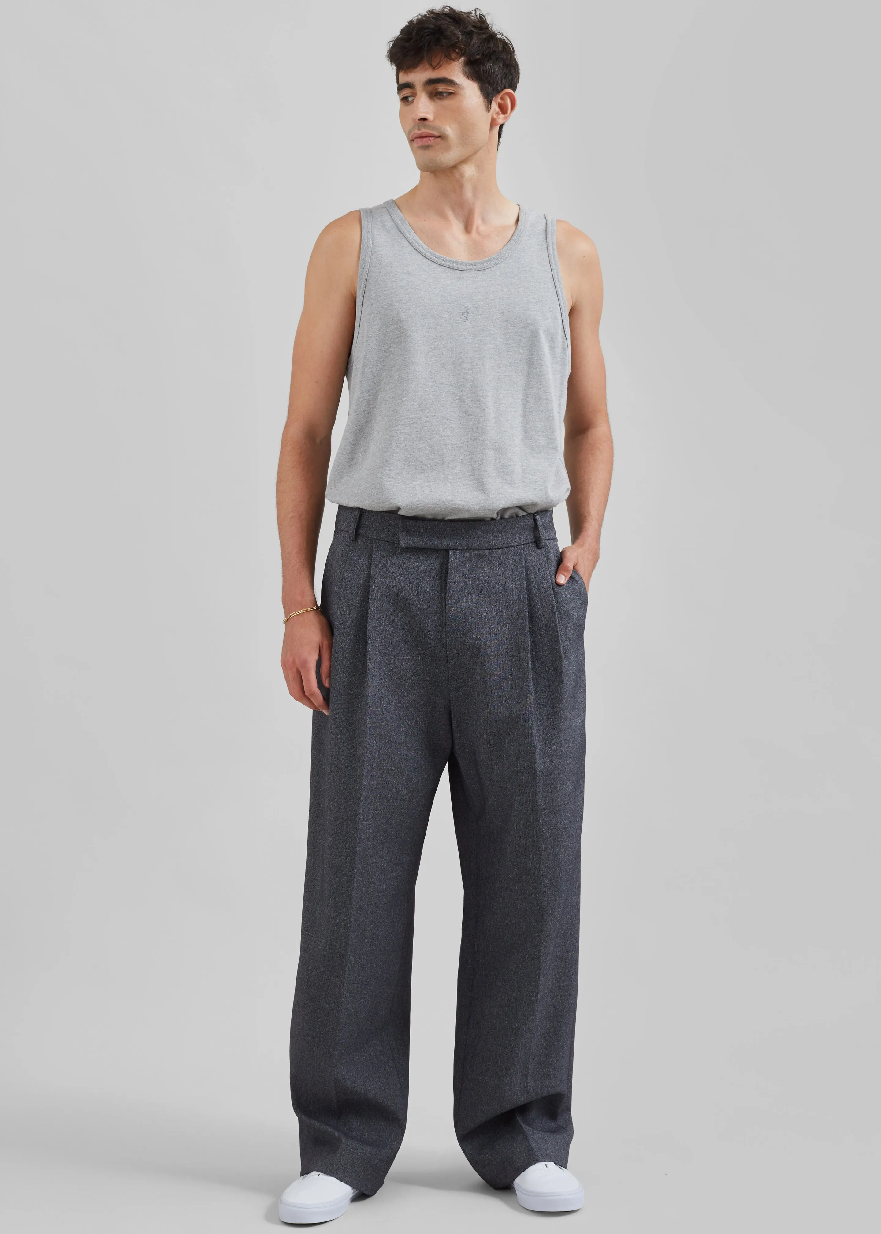 Beo Suit Pants - Grey Melange sold by Frankie Shop product image thumbnail 4