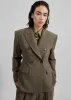 Dina Double Breasted Blazer - Khaki sold by Frankie Shop