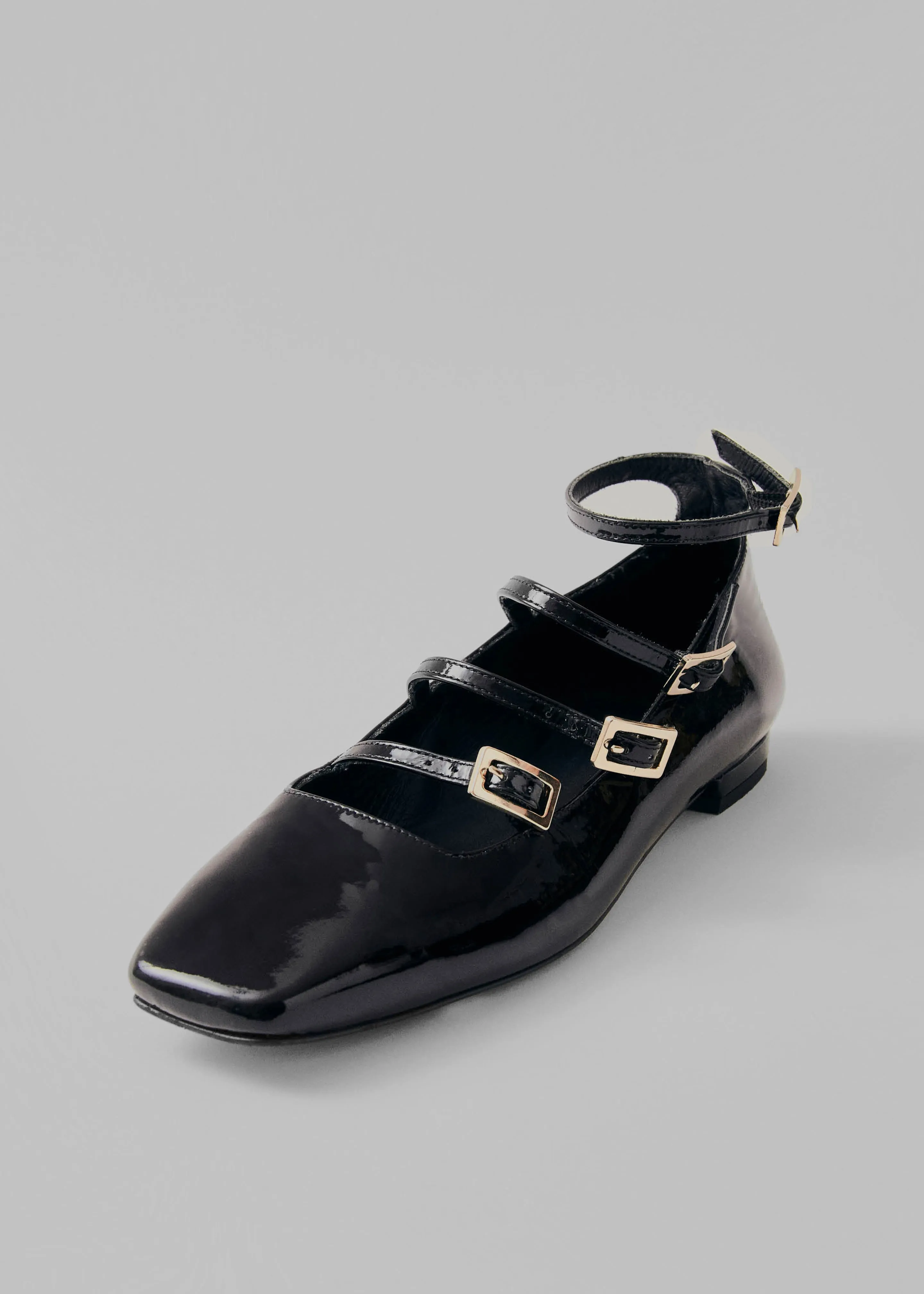 Alohas Luke Onix Leather Ballet Flats - Black sold by Frankie Shop product image thumbnail 4