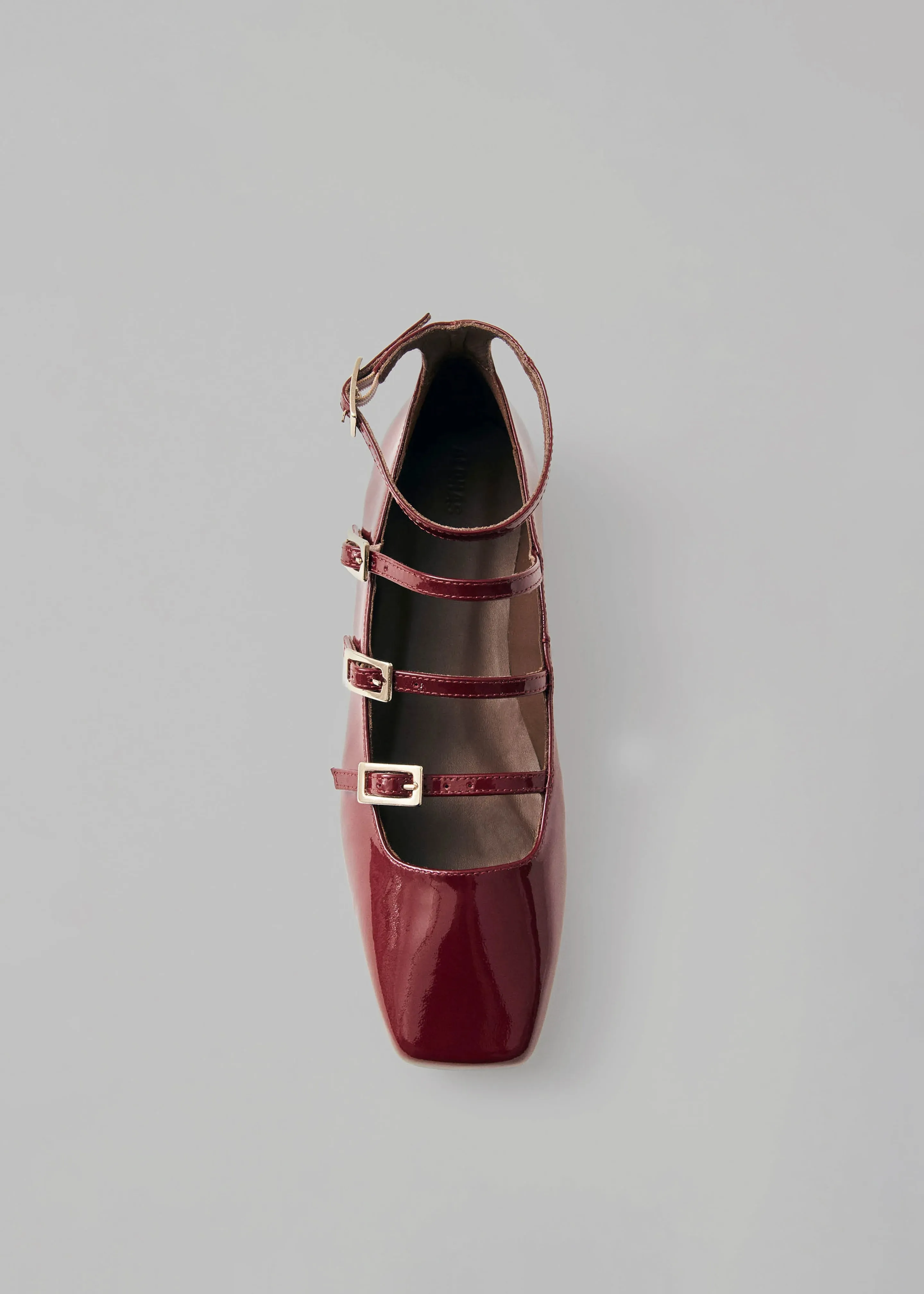 Alohas Luke Onix Leather Ballet Flats - Wine Burgundy sold by Frankie Shop product image thumbnail 3