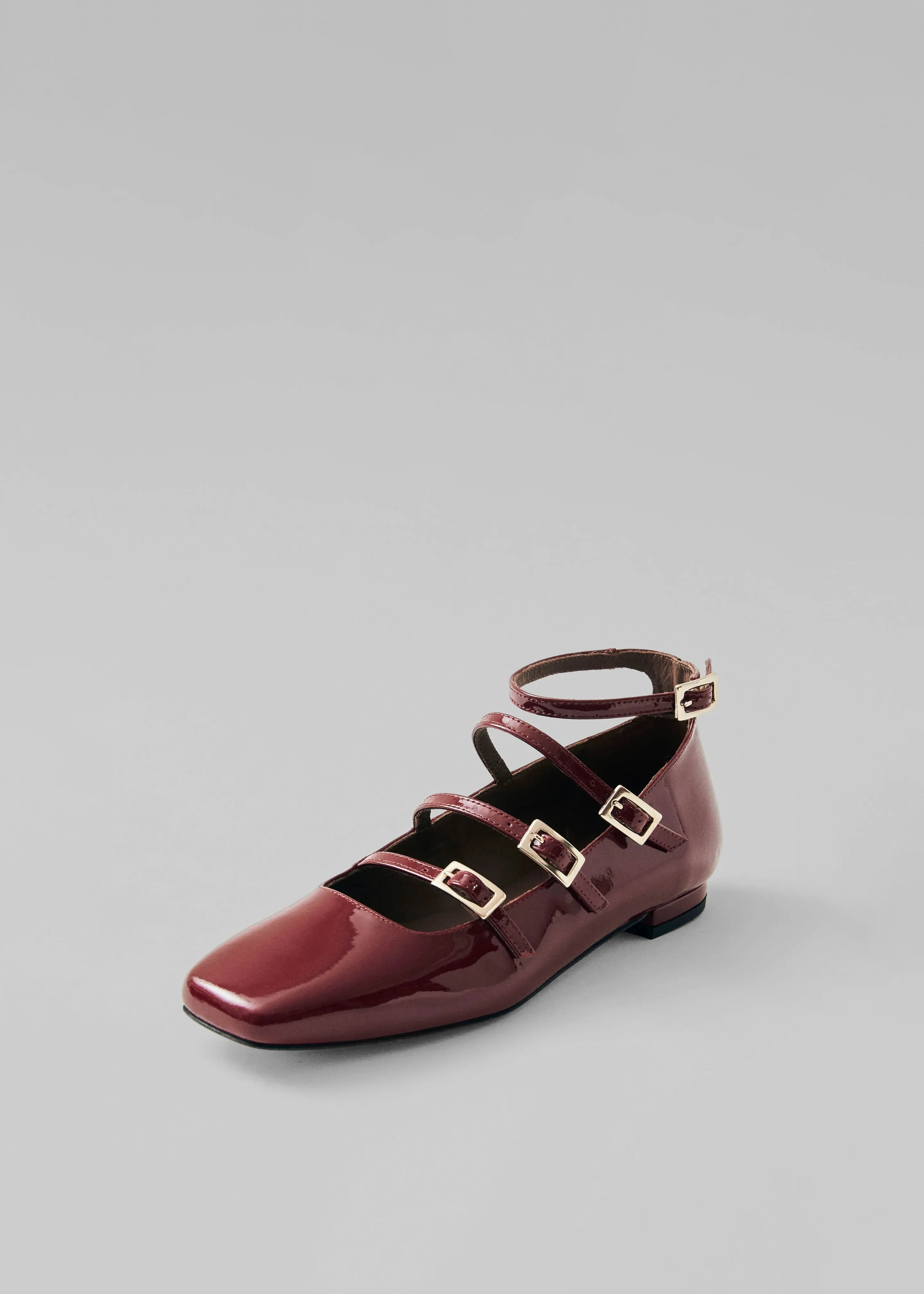 Alohas Luke Onix Leather Ballet Flats - Wine Burgundy sold by Frankie Shop product image thumbnail 5