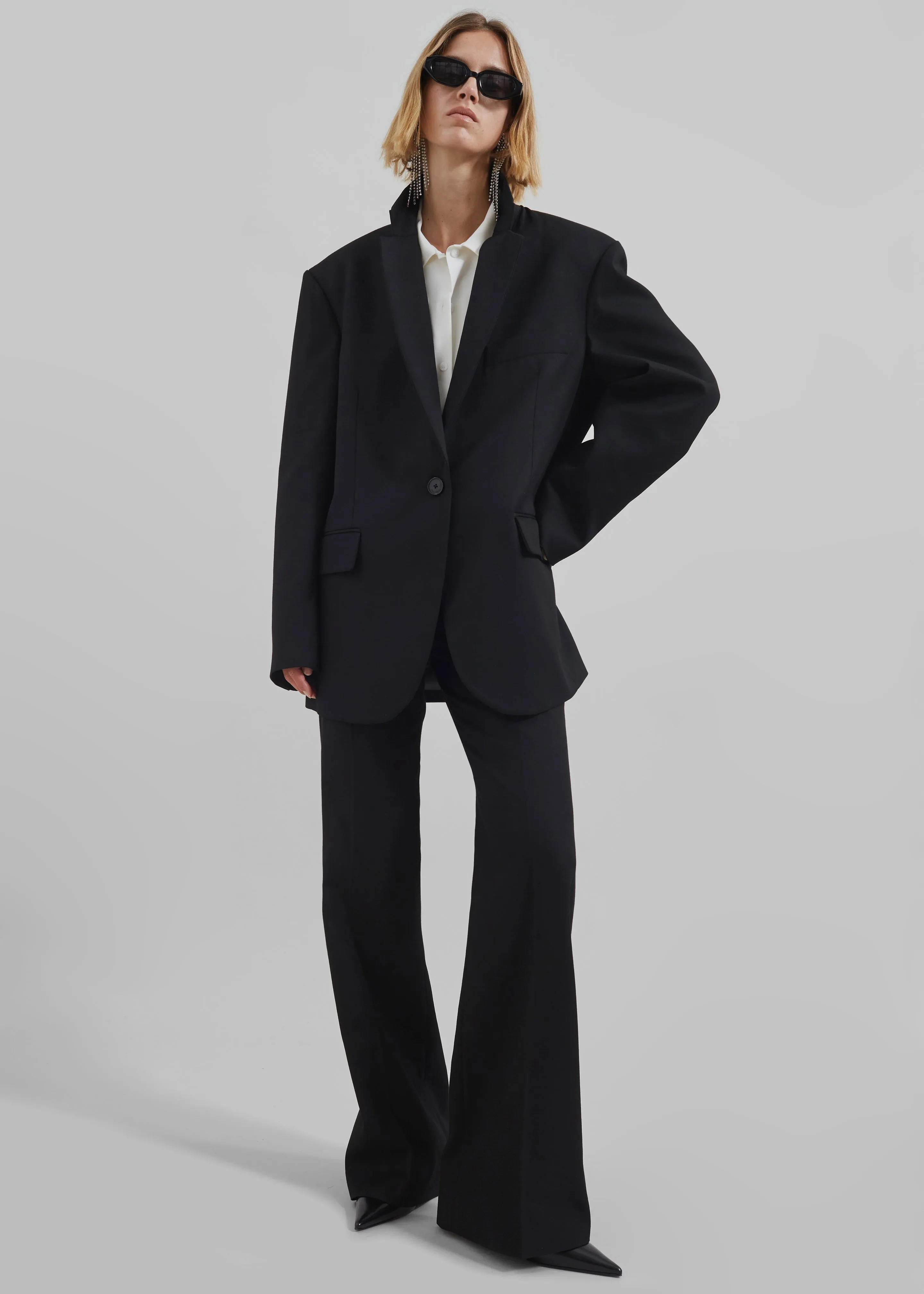 Lyra Flared Pants - Black sold by Frankie Shop product image thumbnail 3