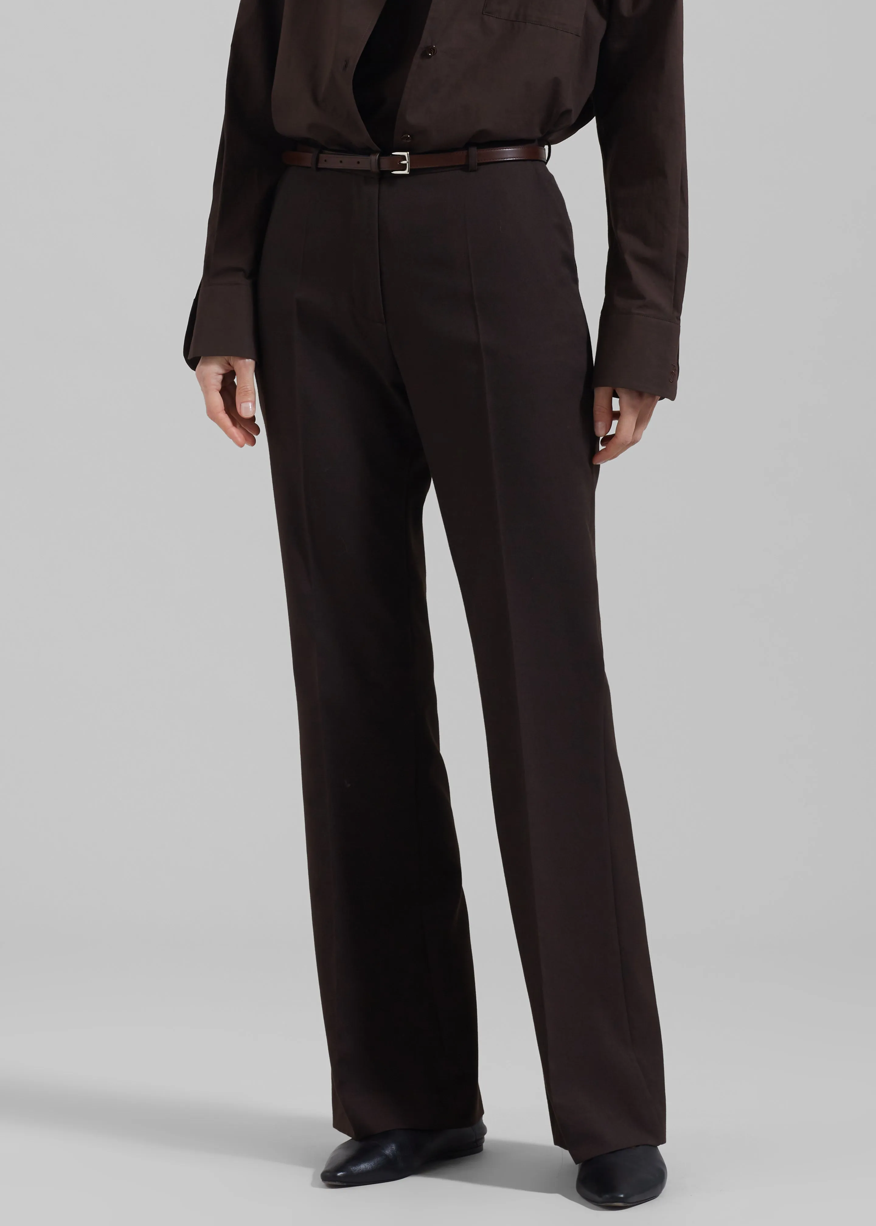 Jessie Leather Belt - Brown sold by Frankie Shop product image thumbnail 4