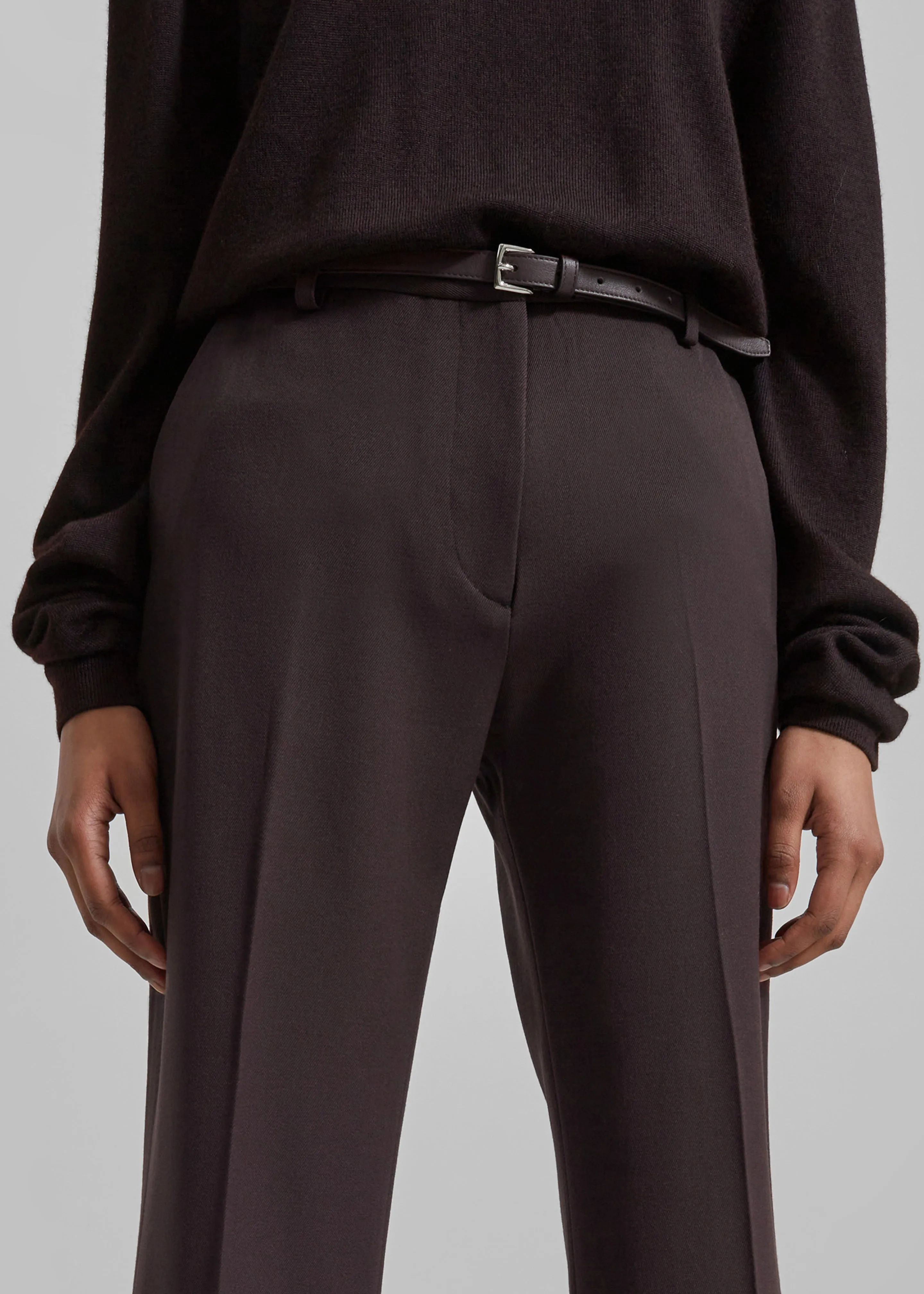 Jessie Leather Belt - Plum sold by Frankie Shop product image thumbnail 2