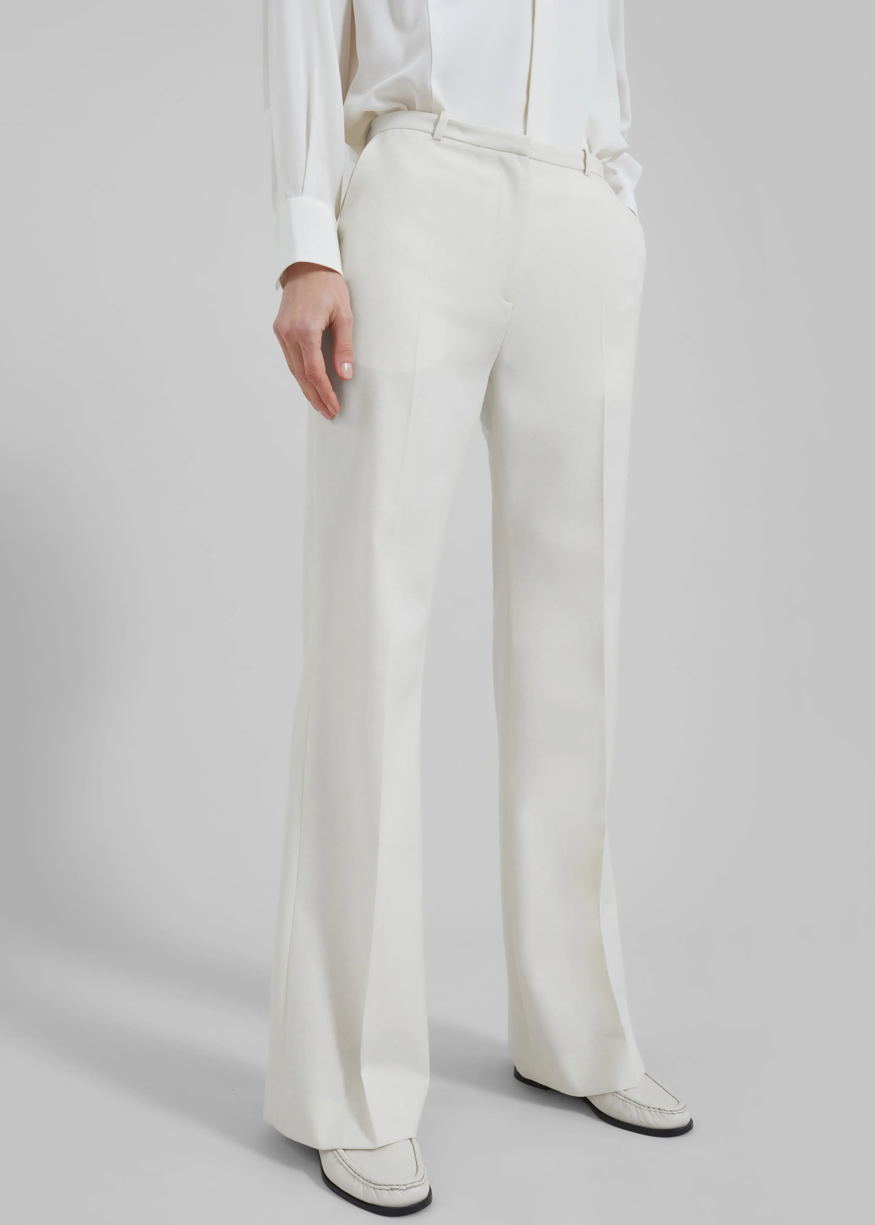 Lyra Flared Pants - White sold by Frankie Shop product image thumbnail 5