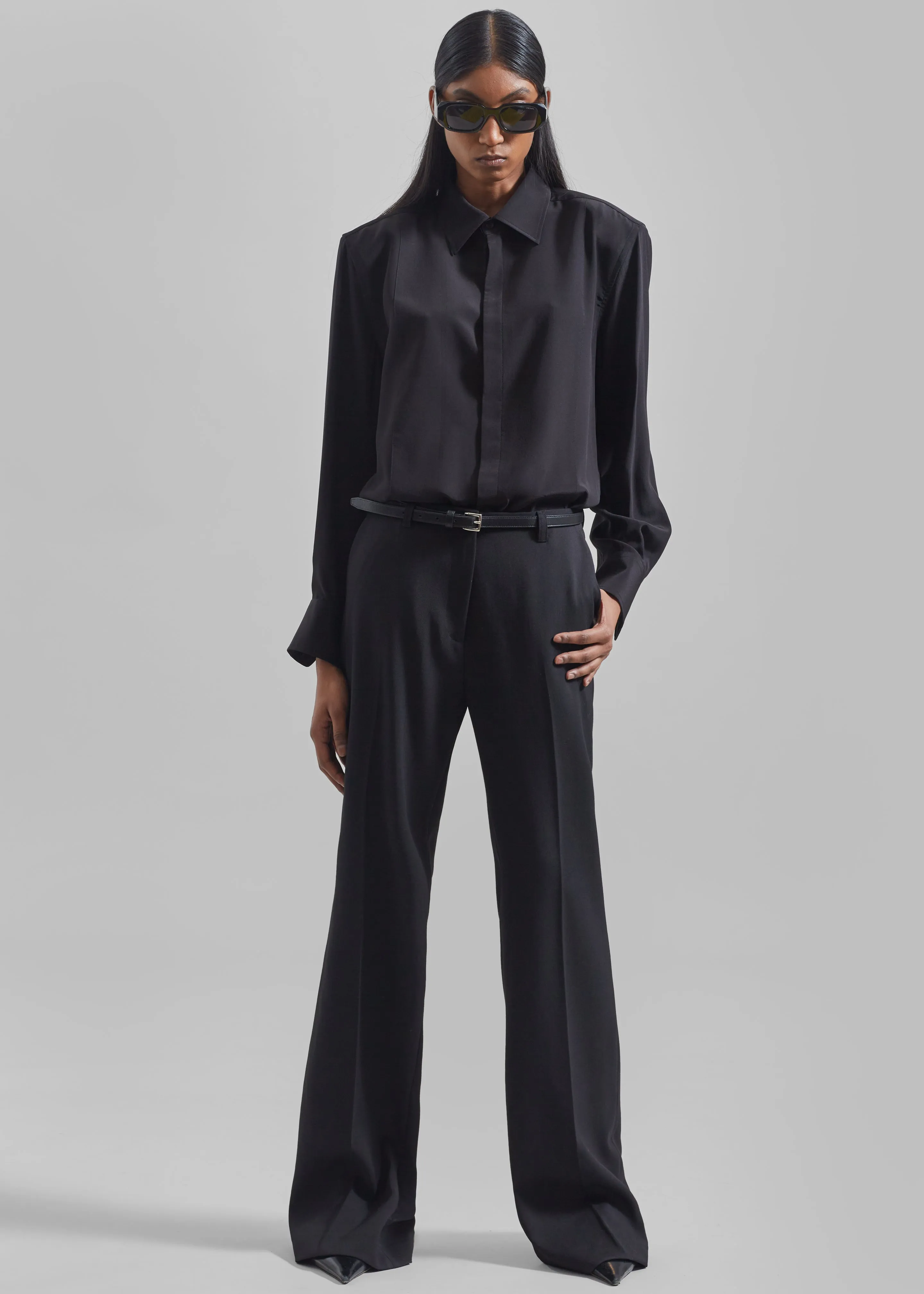 Jessie Leather Belt - Black sold by Frankie Shop product image thumbnail 3