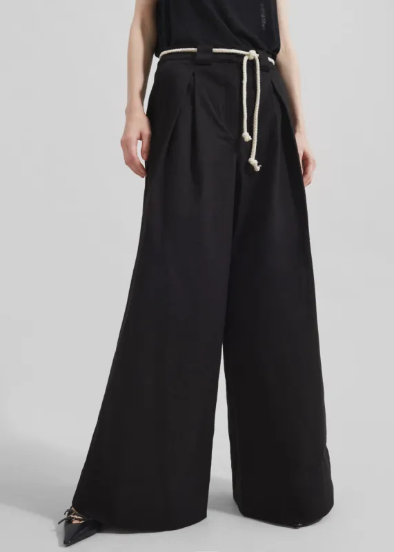 The Garment Cassano Wide Pants - Black sold by Frankie Shop