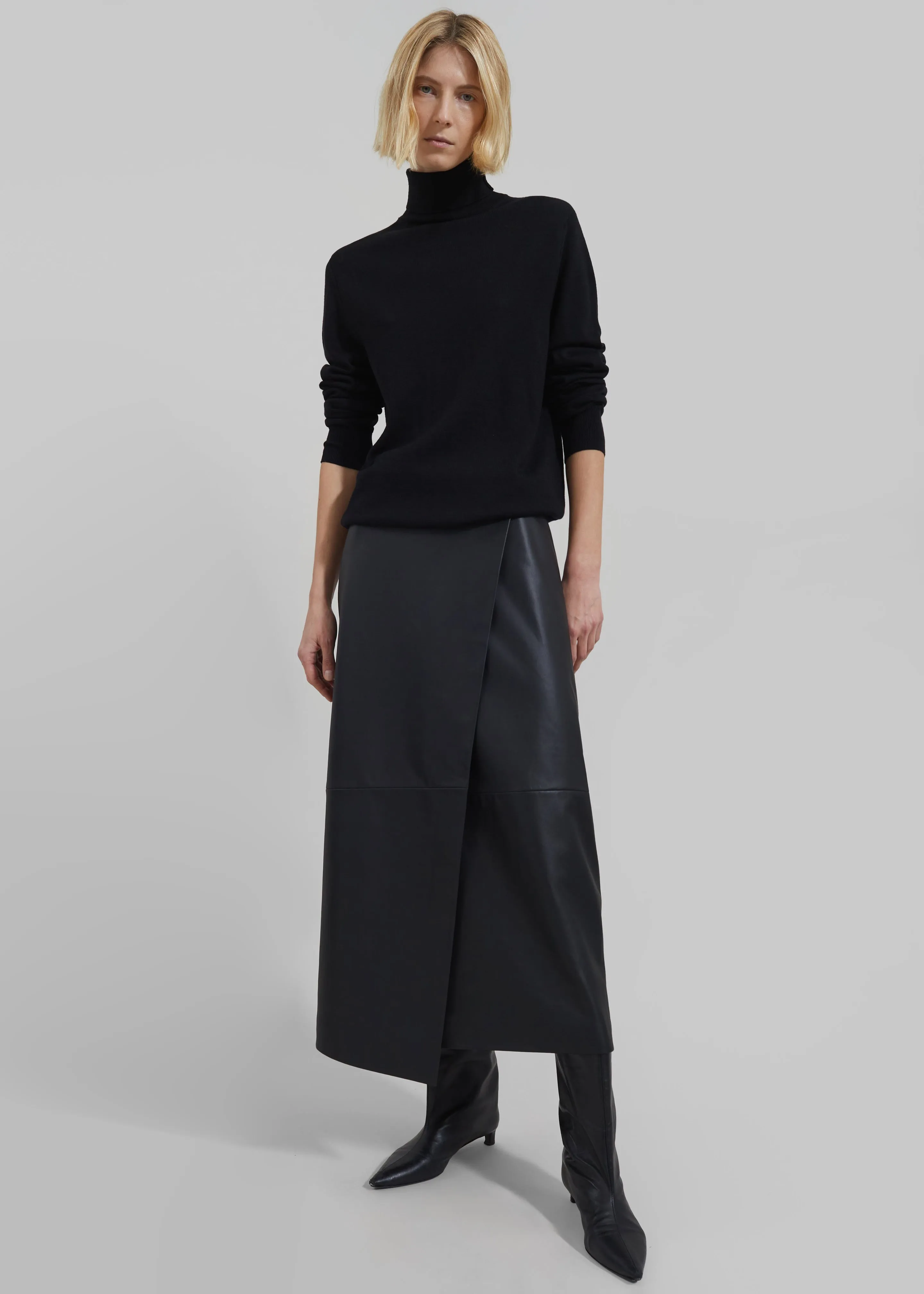 Eve Thin Turtleneck Sweater - Black sold by Frankie Shop product image thumbnail 5