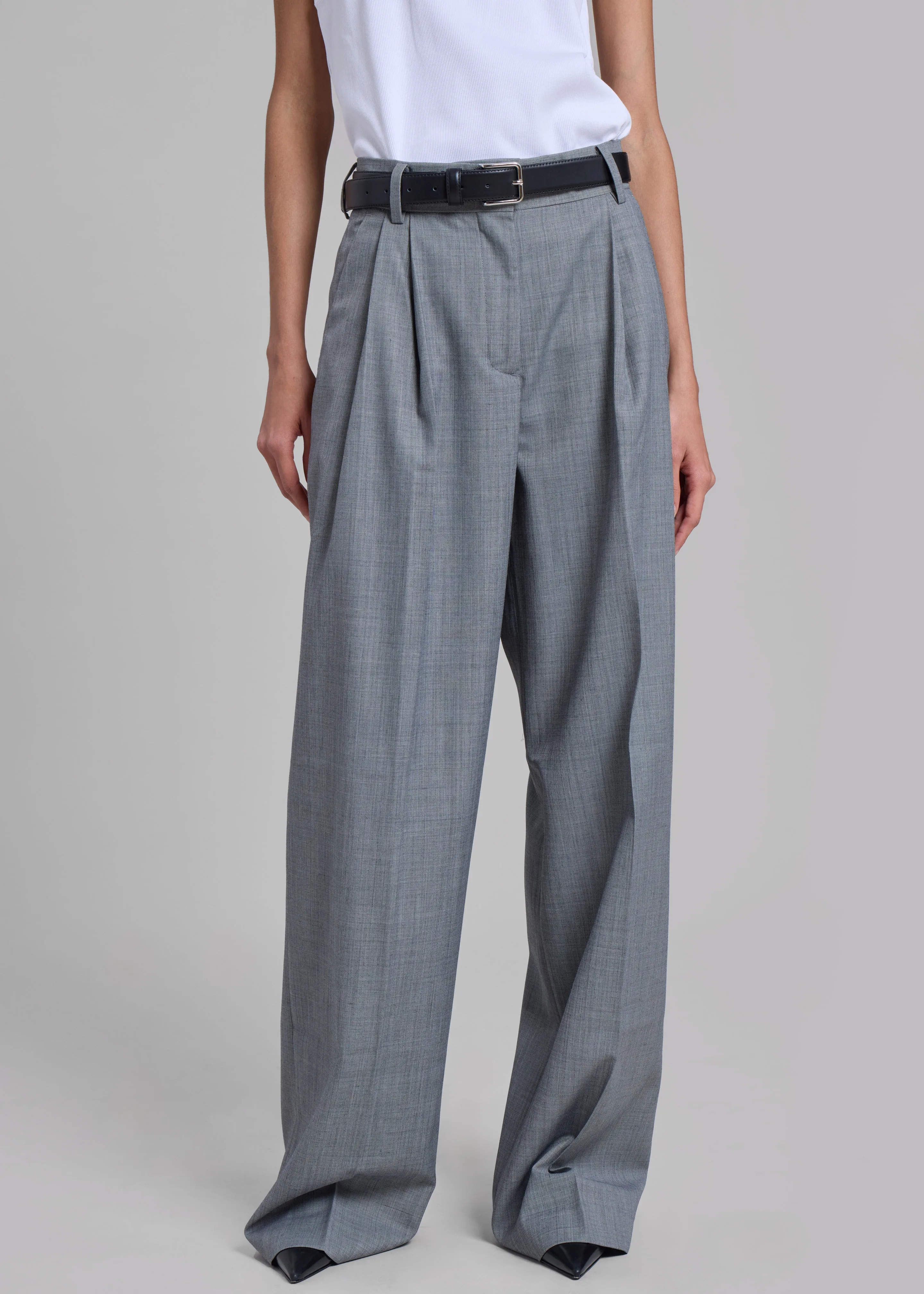 Jorae Pleated Trousers - Grey sold by Frankie Shop product image thumbnail 2