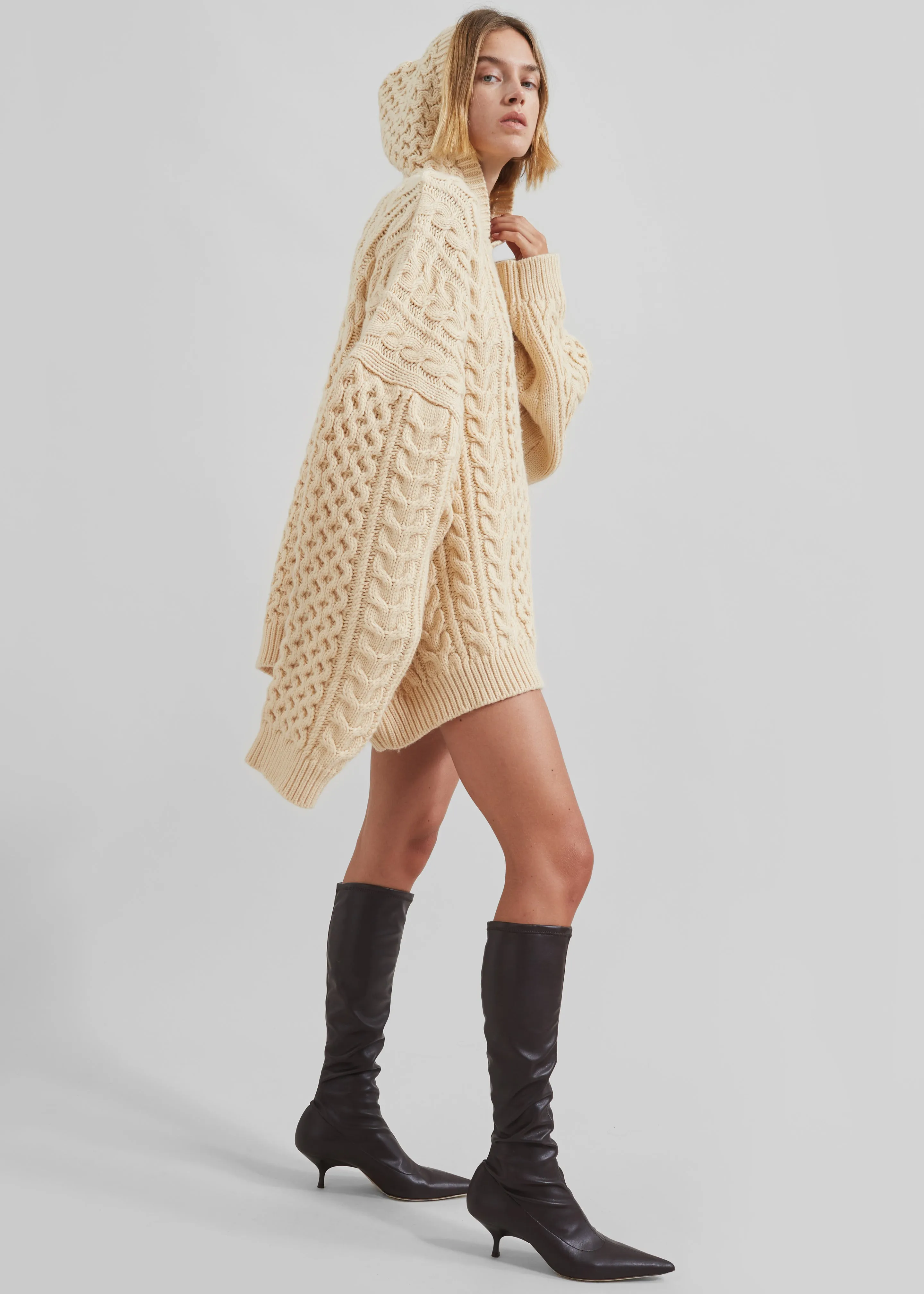 Gia Borghini Hera Boots - Ebony sold by Frankie Shop