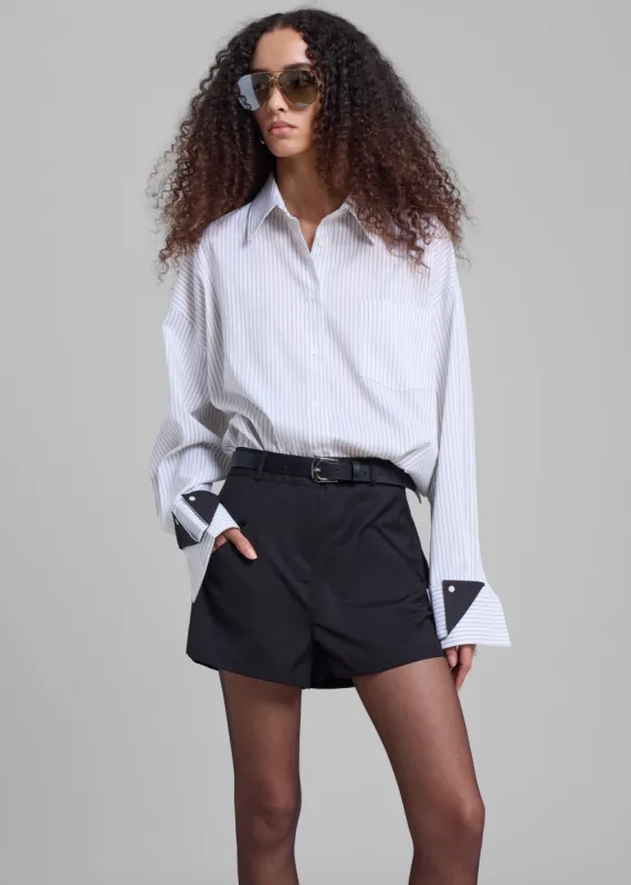 Xandra Mini Shorts - Black sold by Frankie Shop