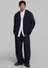 Sinclair Poplin Shirt - White/Black Stripe sold by Frankie Shop