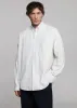 Sinclair Poplin Shirt - White/Black Stripe sold by Frankie Shop